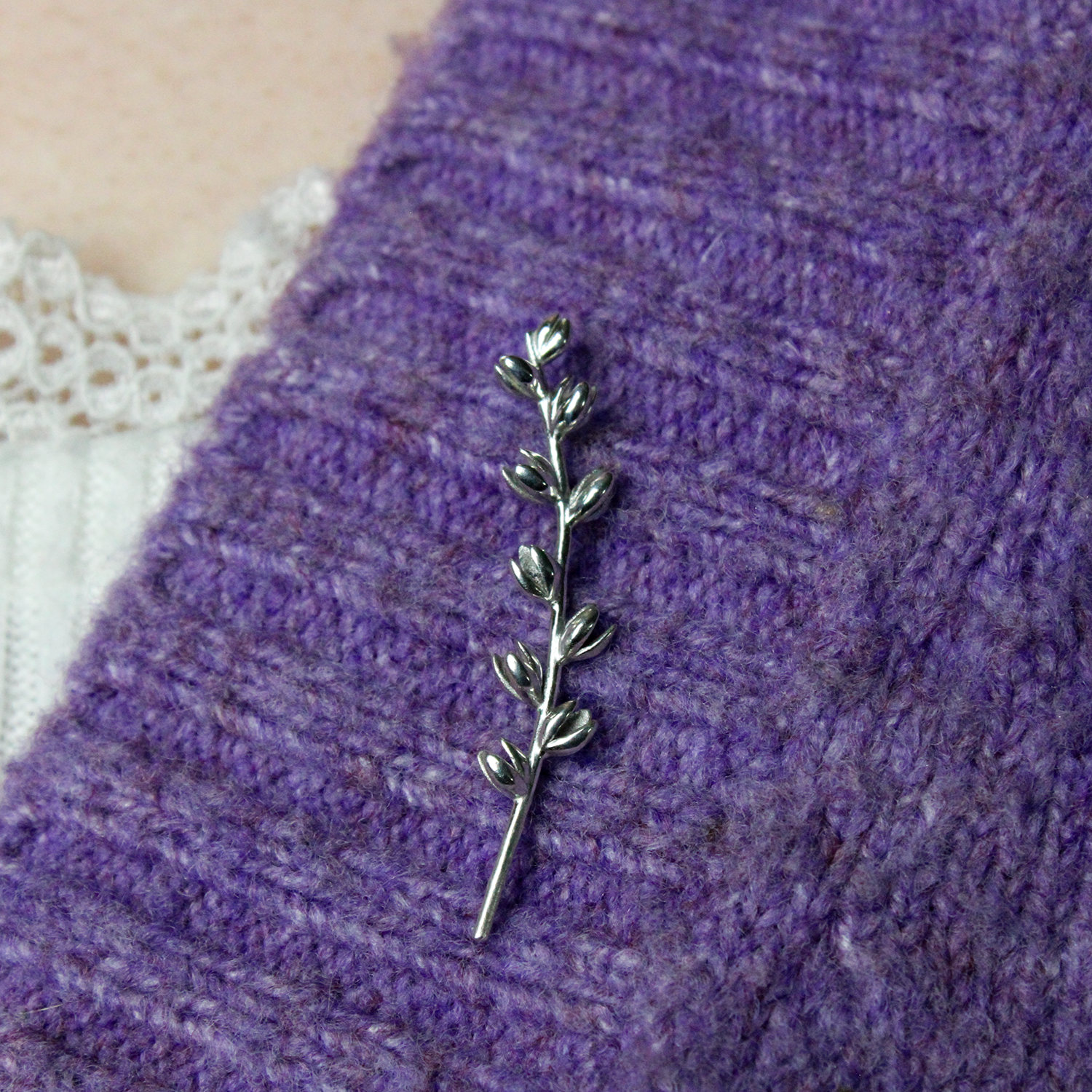 Heather Whisper Brooch