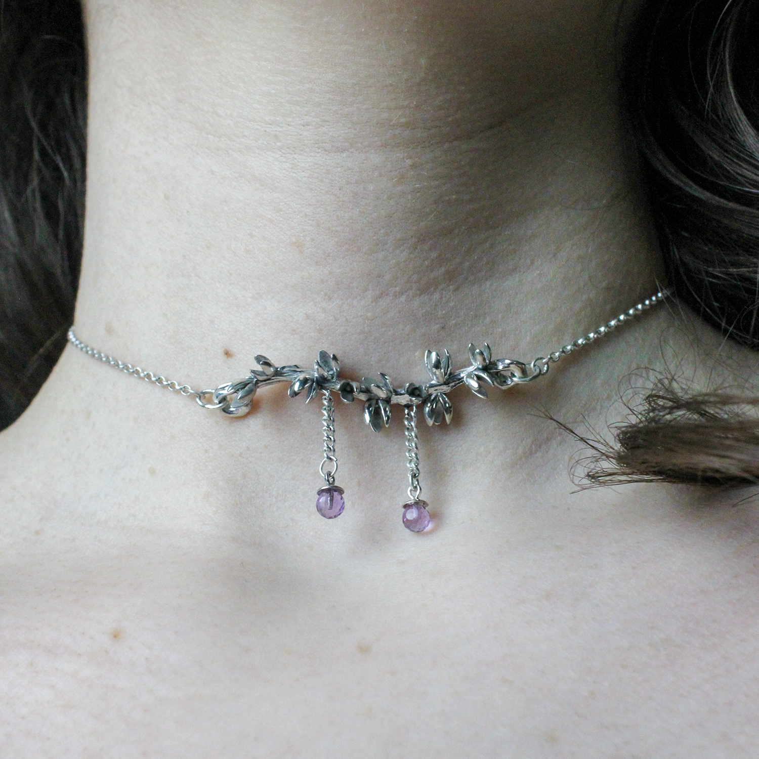 Heather At Dusk Choker Necklace