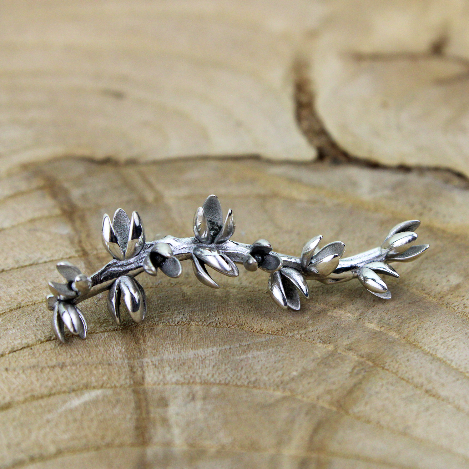 Wild Heather Sprig Brooch