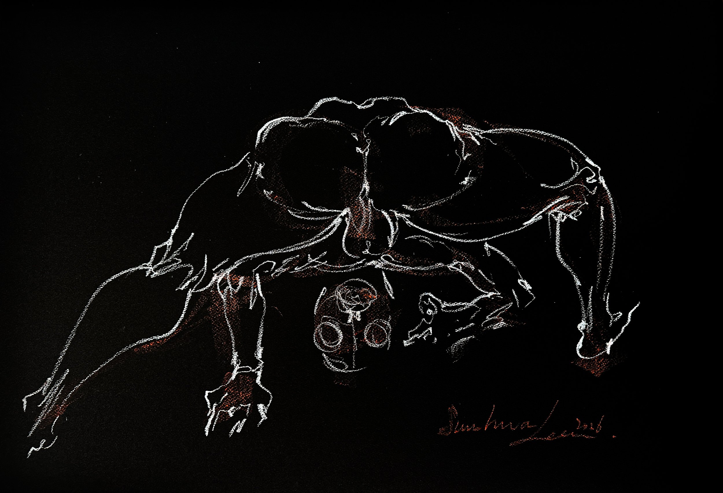 2min 30sec Life Drawing, 545*788mm
