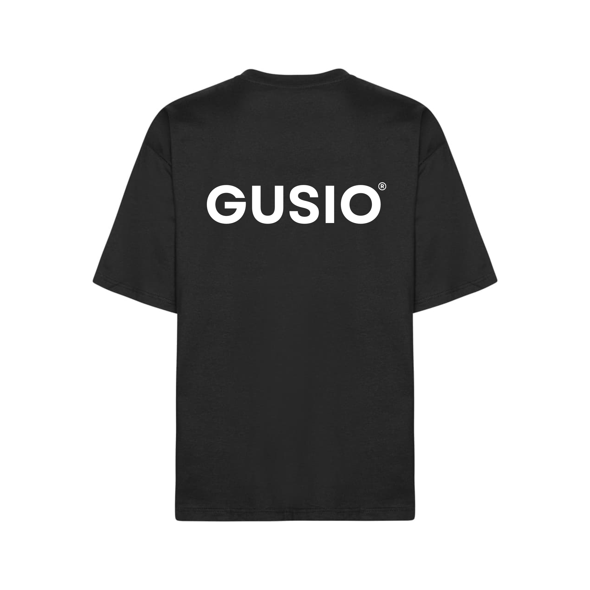 Gusio box tee / sort