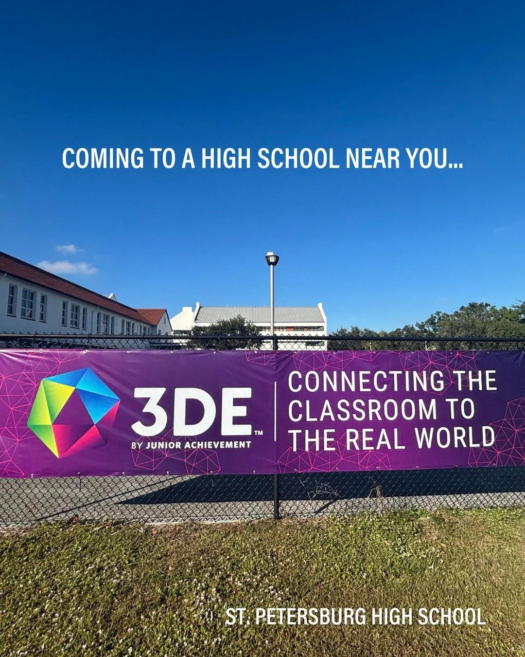 3DE makes learning engaging and relevant for all students by connecting the classroom to the real world. Coming to a local high school near you. 

Learn more about 3DE at https://www.jatampabay.org/3de-schools

A special shoutout to our amazing frien