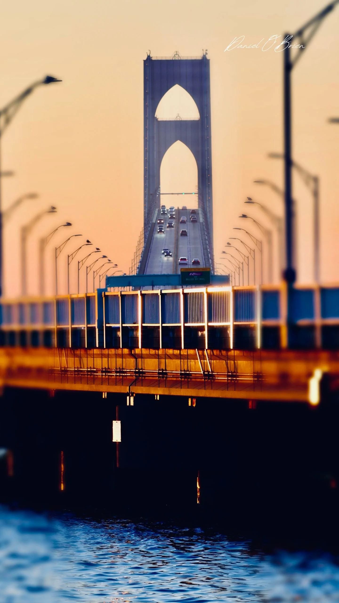 Newport Bridge Sunset