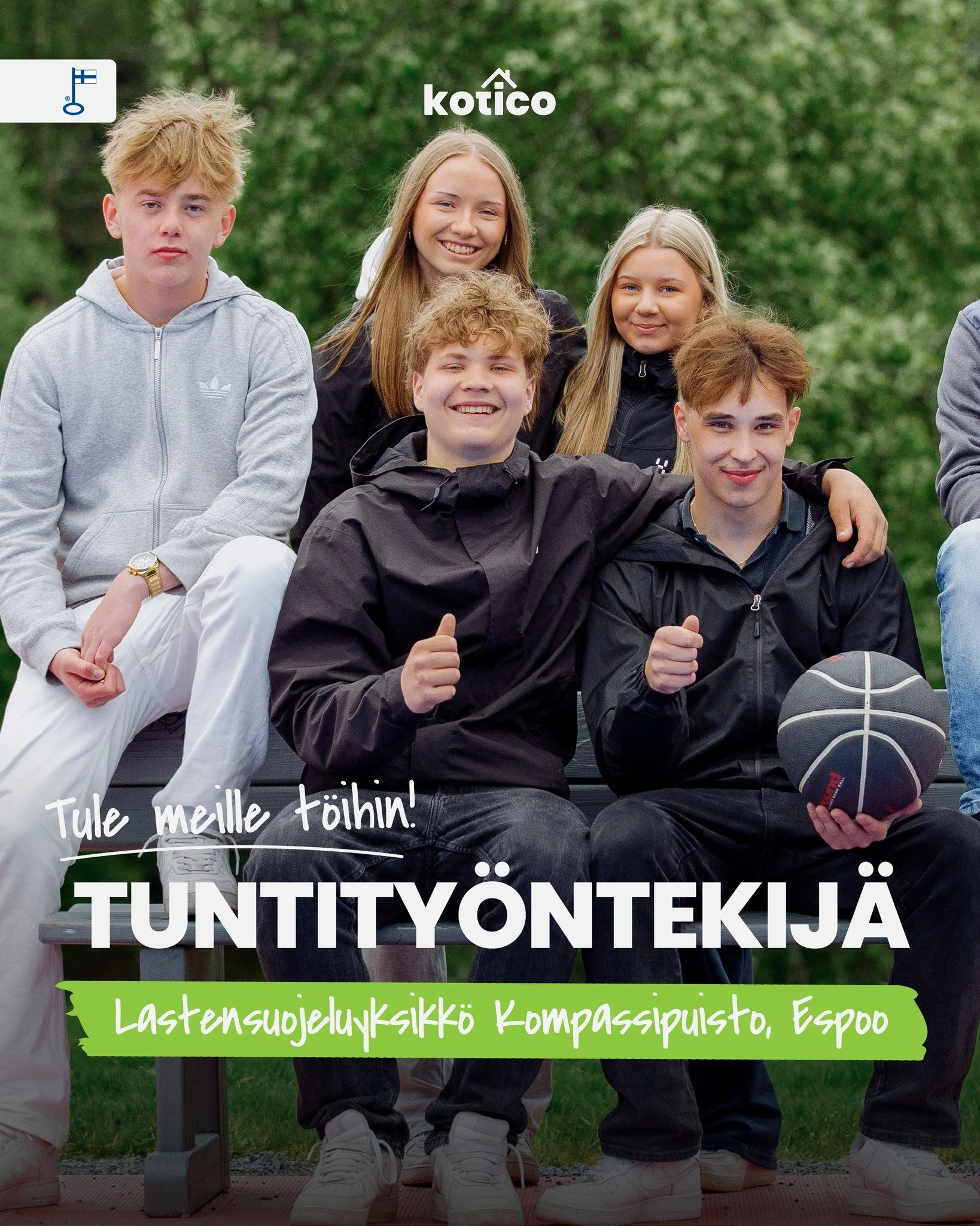 👋 Espoo! Meill&auml; on haussa tuntity&ouml;ntekij&ouml;it&auml; lastensuojeluyksikk&ouml; Kompassipuistoon, jotka voivat tarttua &auml;killisiin ty&ouml;vuoroihin ja sijaistaa poissaoloissa. 🍀

Tiivistelm&auml; ty&ouml;paikasta: 
&bull; Aamut, ill