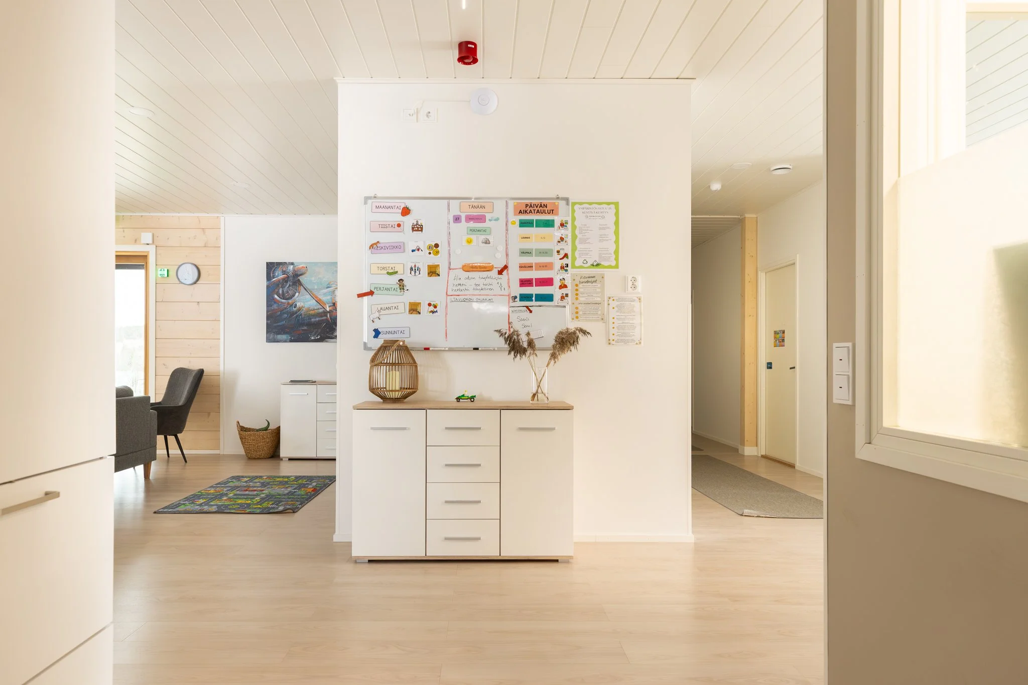 Kuvia Lastensuojeluyksikkö Kotico Kotorannasta, joka sijaitsee Jyväskylässä Keski-Suomen hyvinvointialueella.