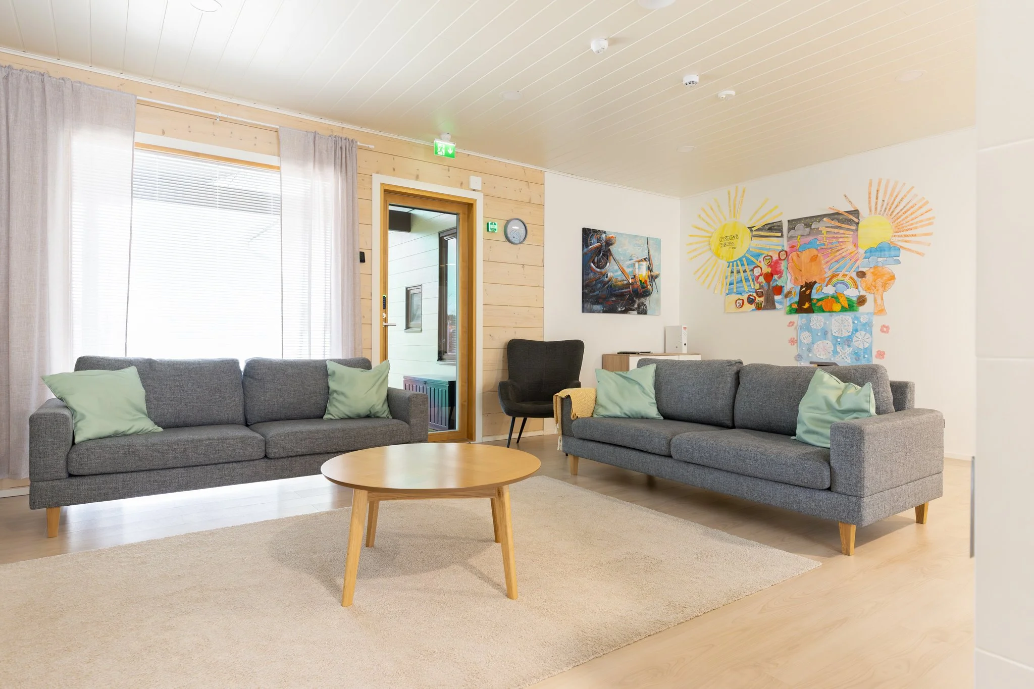 Kuvia Lastensuojeluyksikkö Kotico Kotorannasta, joka sijaitsee Jyväskylässä Keski-Suomen hyvinvointialueella.