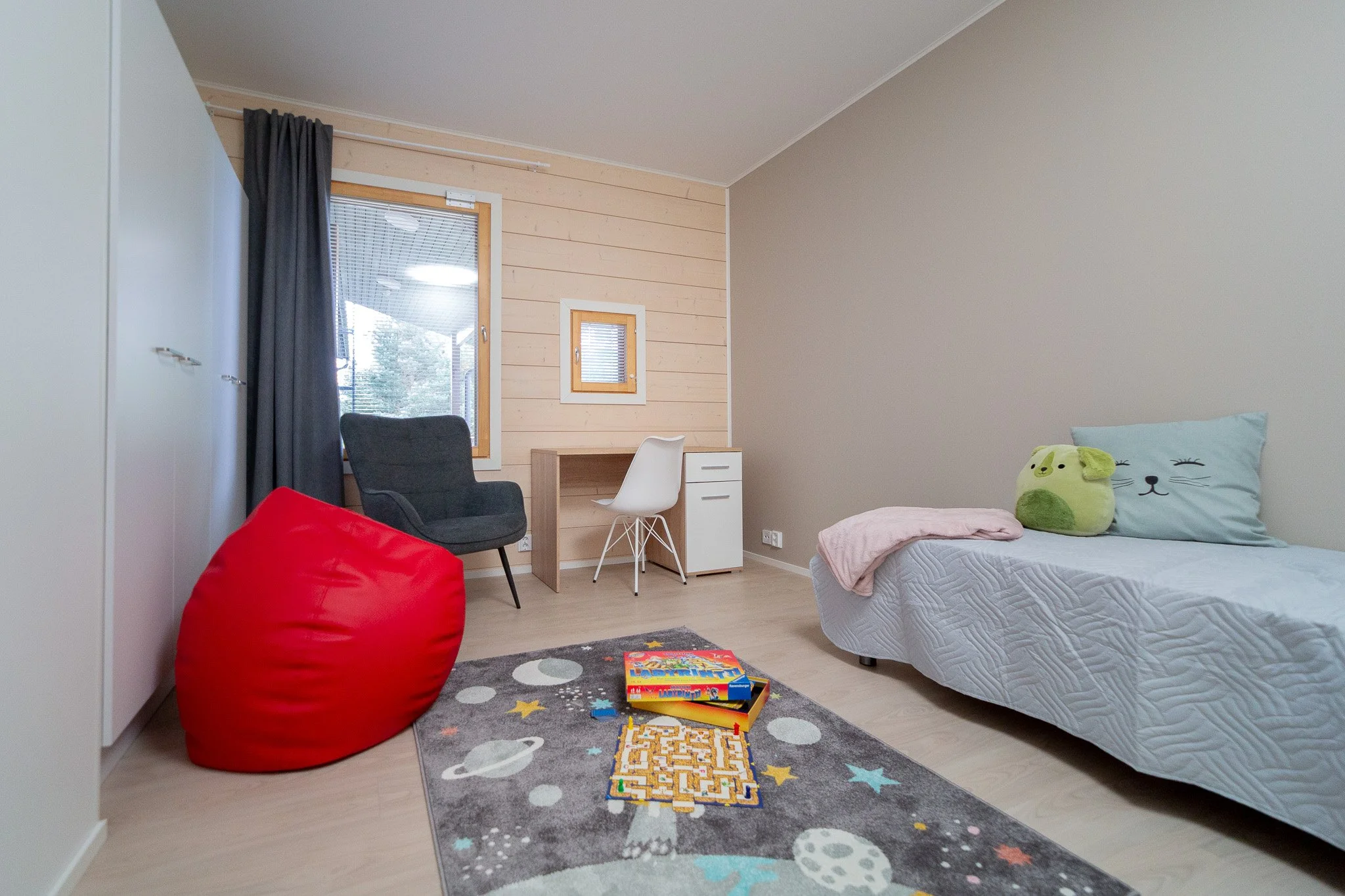Kuvia Lastensuojeluyksikkö Kotico Kotorannasta, joka sijaitsee Jyväskylässä Keski-Suomen hyvinvointialueella.