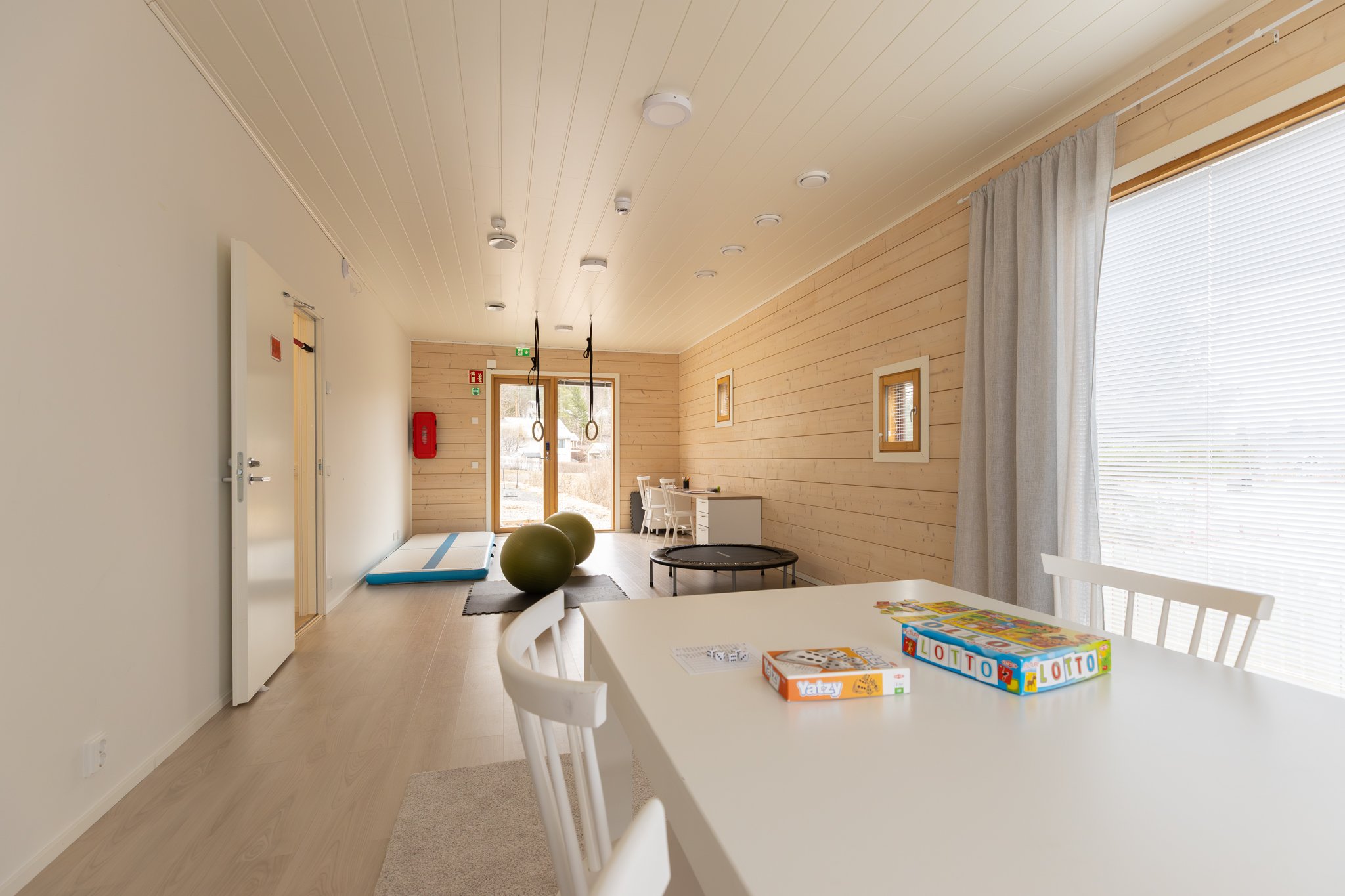 Kuvia Lastensuojeluyksikkö Kotico Kotorannasta, joka sijaitsee Jyväskylässä Keski-Suomen hyvinvointialueella.
