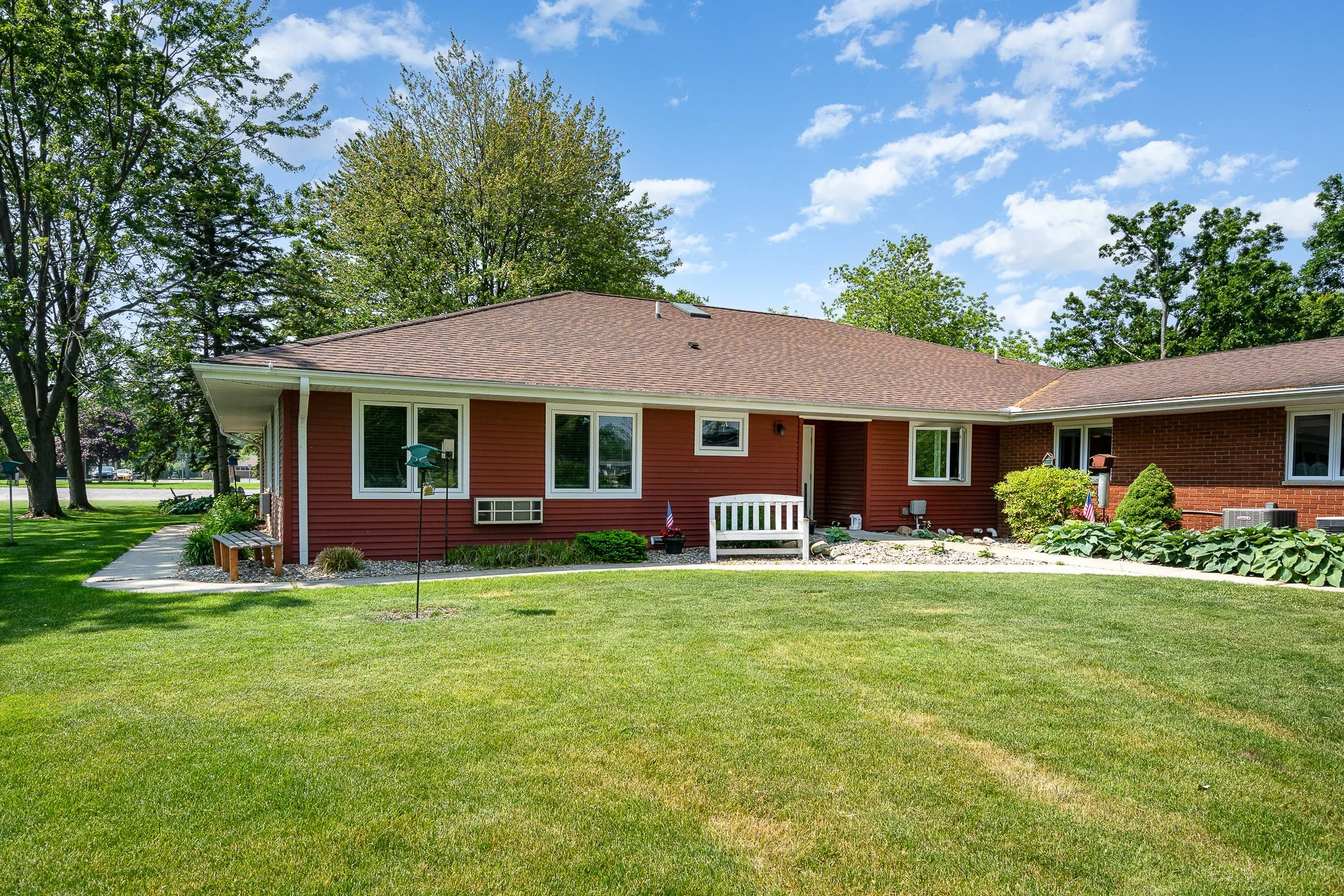 Back exterior of the Toni & Trish House