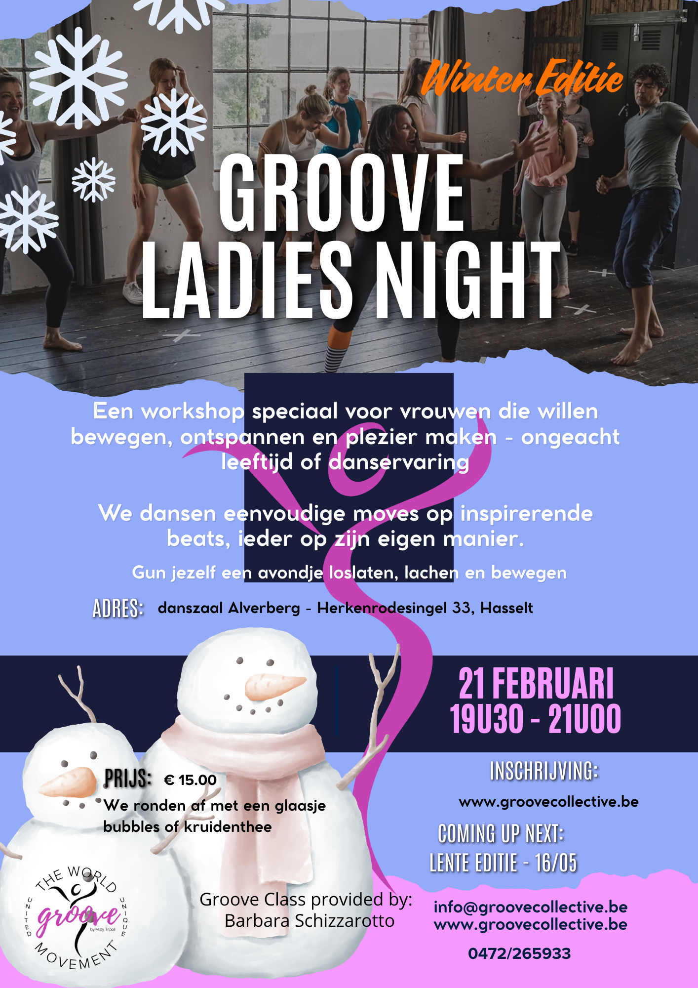 Groove Ladies night Winter editie 21.02.2026