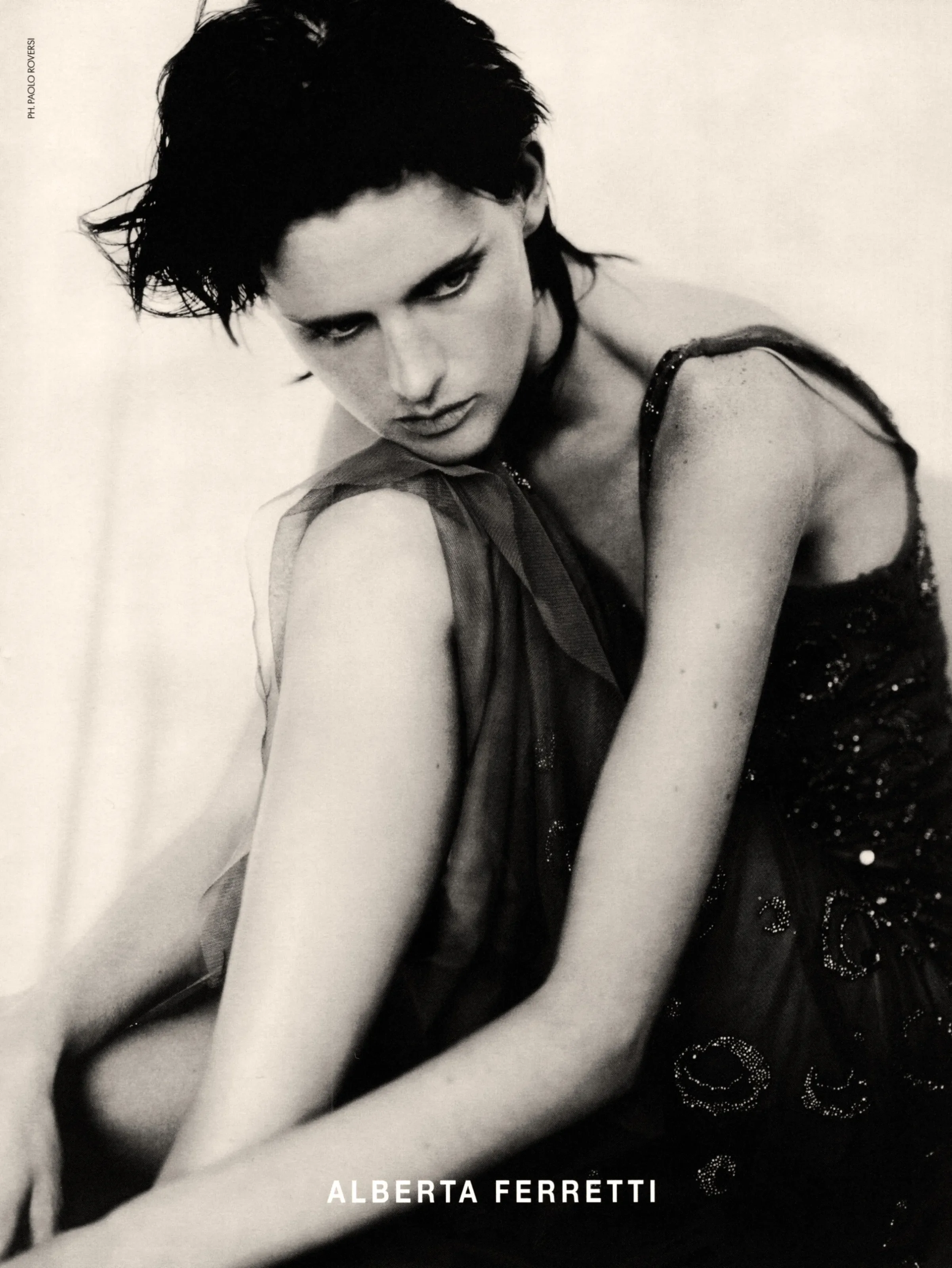 Stella Tennant - Alberta Ferretti (S/S 2000) photographed by Paolo Roversi
