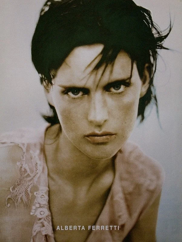 Stella Tennant by Paolo Roversi - Alberta Ferretti, S/S 2000