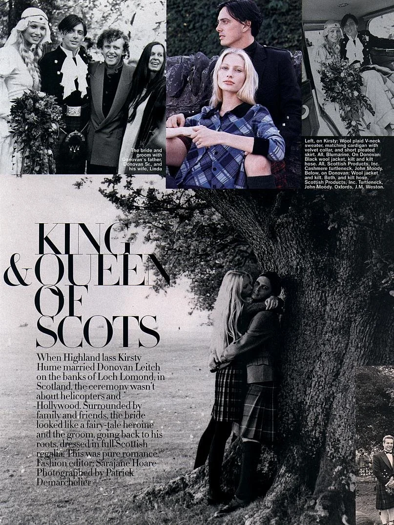 Kirsty Hume by Patrick Demarchelier - Harper’s Bazaar (US), December 1997