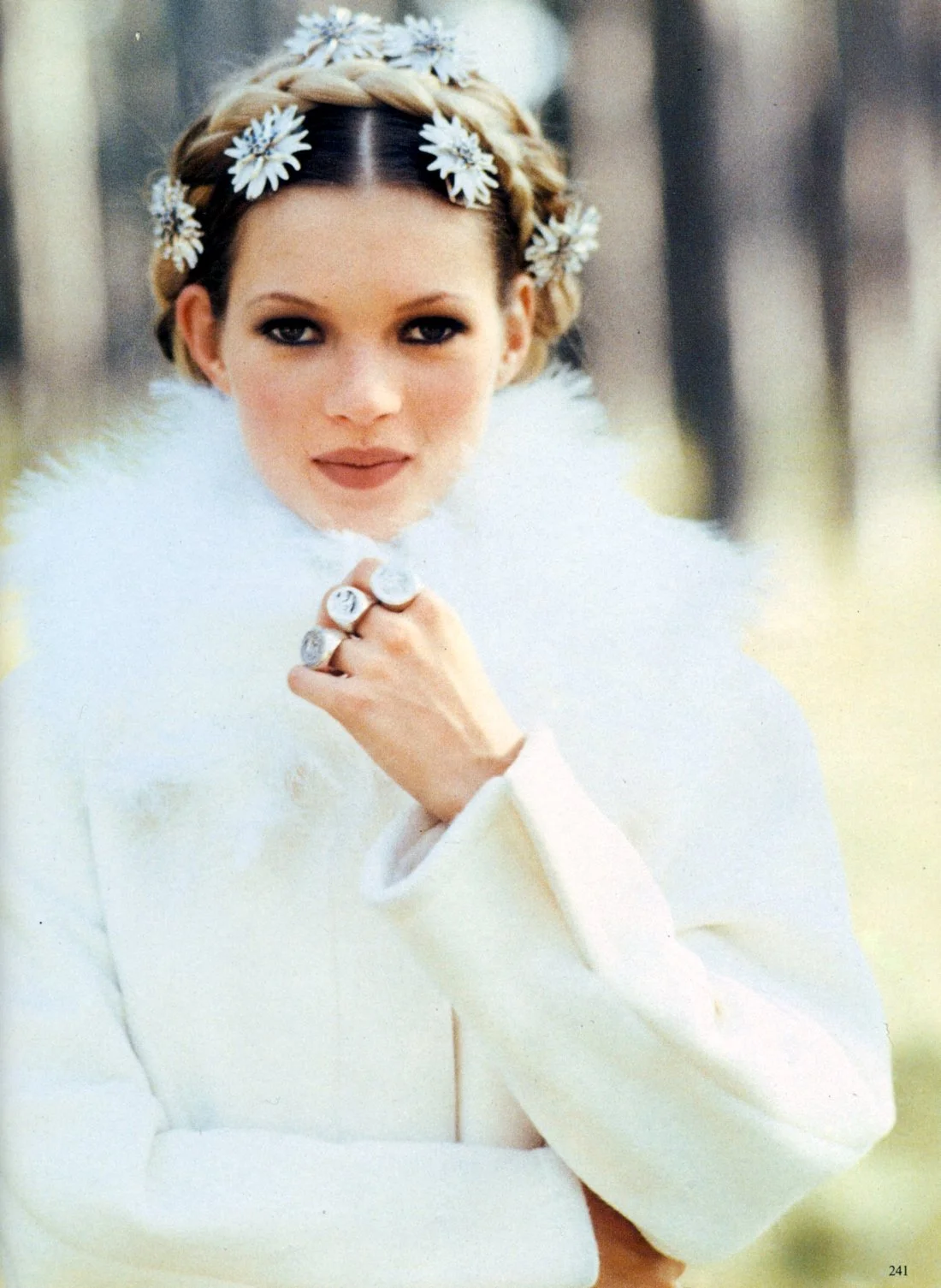 Kate Moss by Arthur Elgort  - Vogue (Italia), October 1992