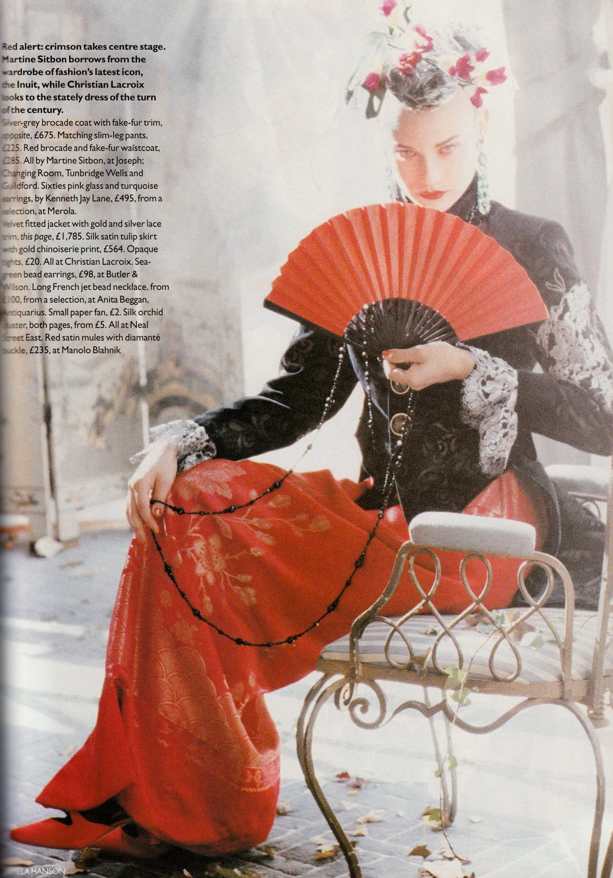 Diane Krüger, Nina Brosh by Pamela Hanson - Vogue (UK), October 1994