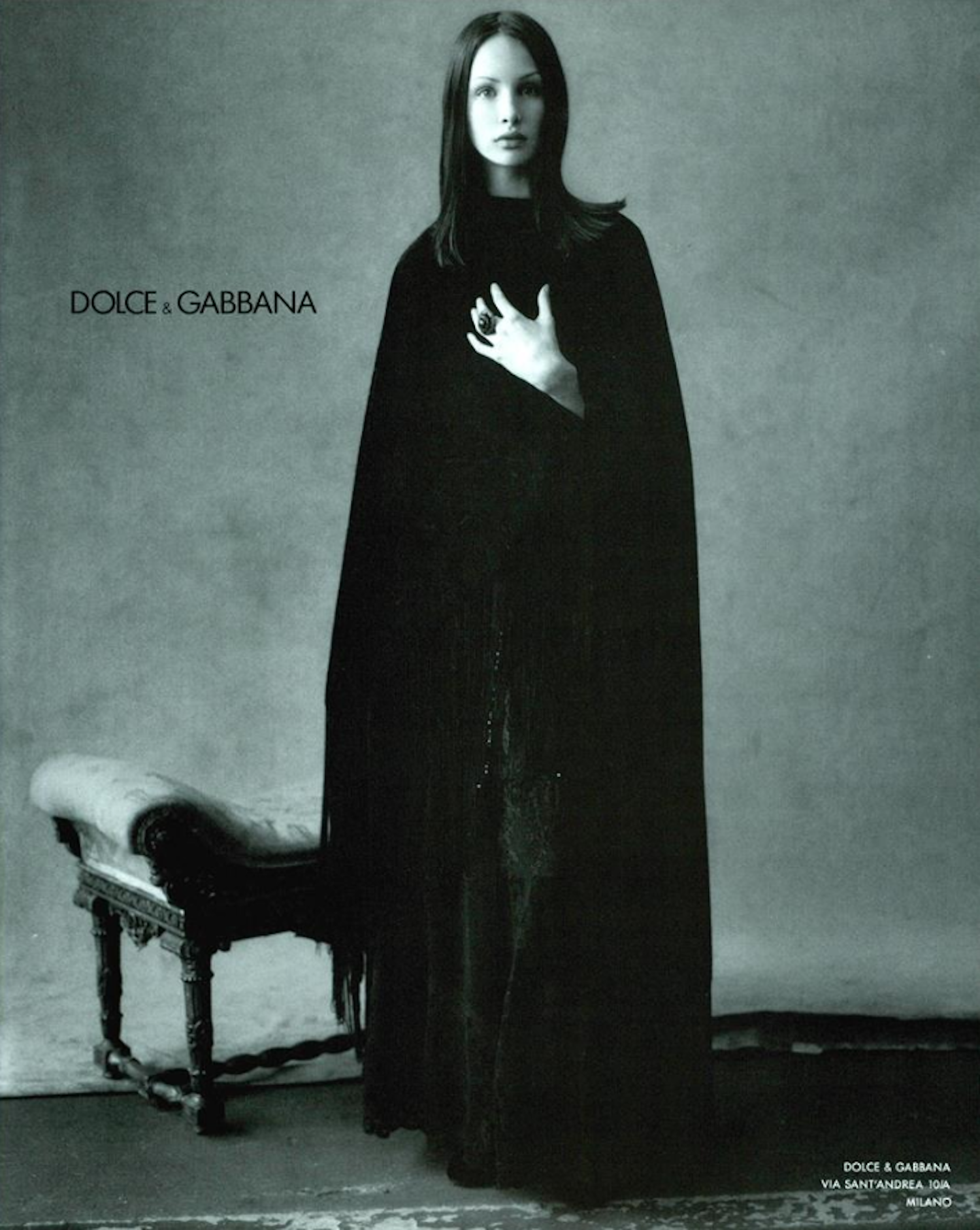 Debbie Deitering, Jamie Rishar, Michelle Hicks, Natane Adcock by Steven Meisel - Dolce &amp; Gabbana, 1993 F/W