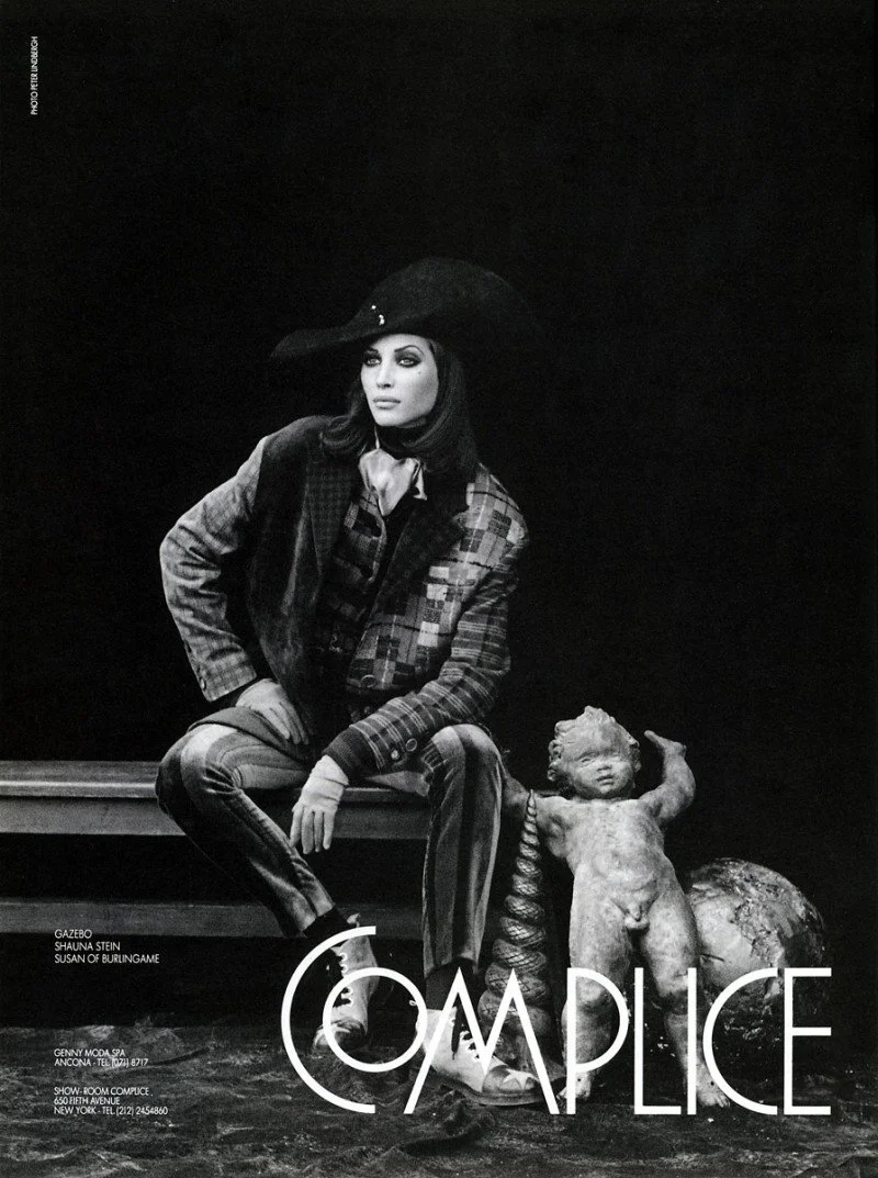 Christy Turlington by Peter Lindbergh - Complice by Genny, F/W 1992