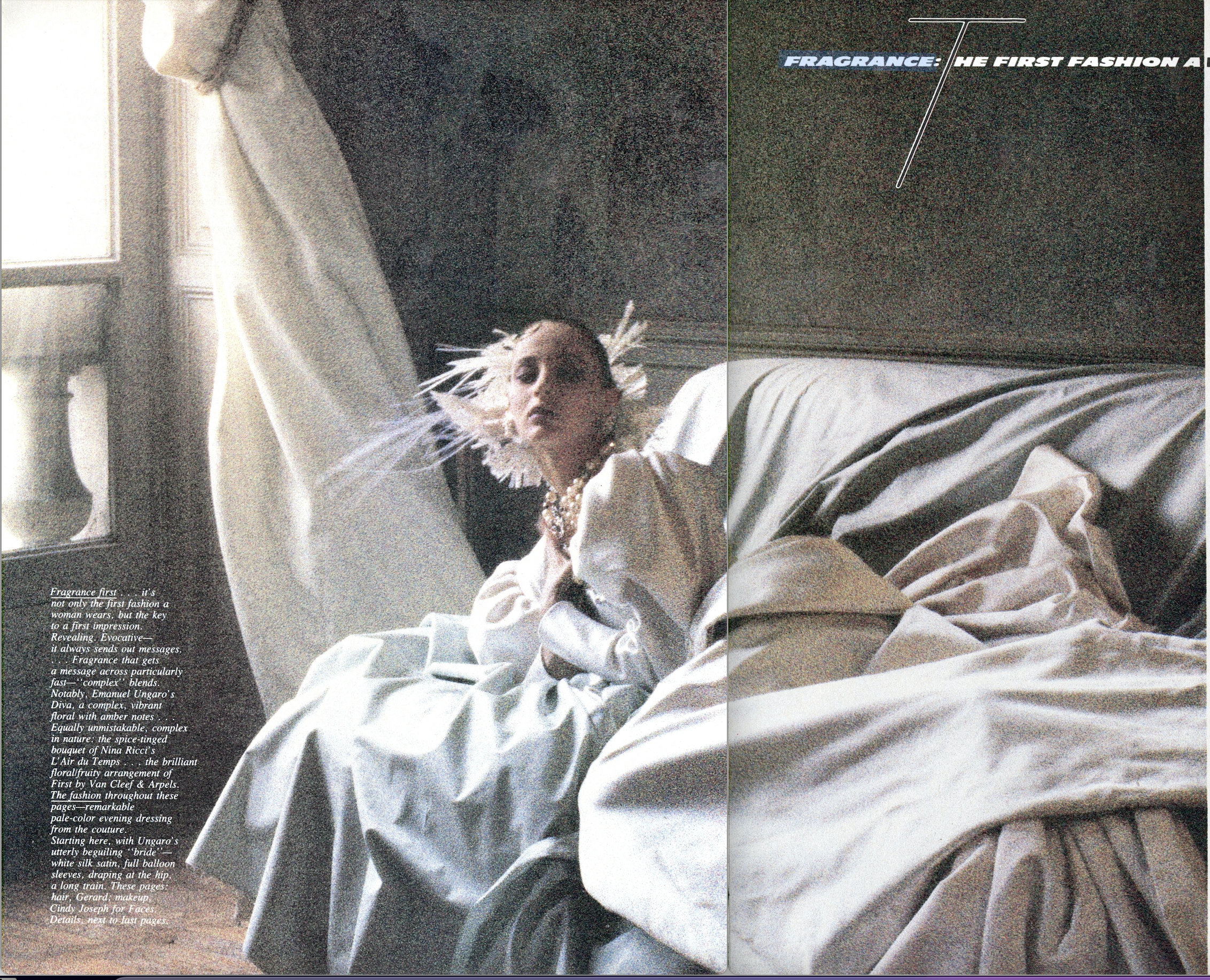 Marie-Sophie Wilson &amp; unknowns by Deborah Turbeville - Vogue (US), January 1986