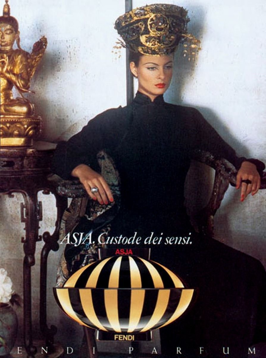 Phyllis Betsill by Sheila Metzner - Fendi (Asja perfume), 1992