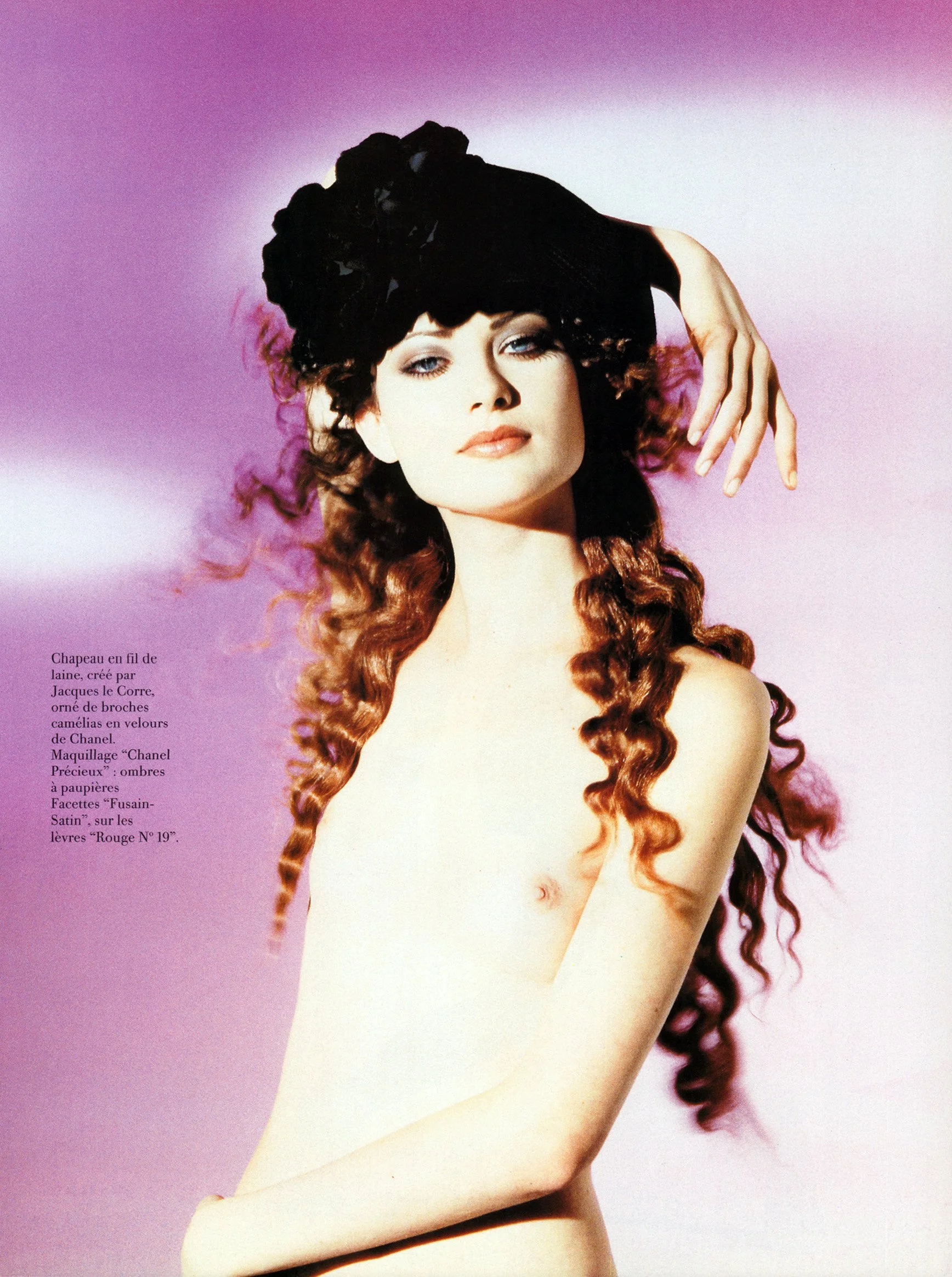 Shalom Harlow by Max Vadukul - Vogue (Paris), October 1992