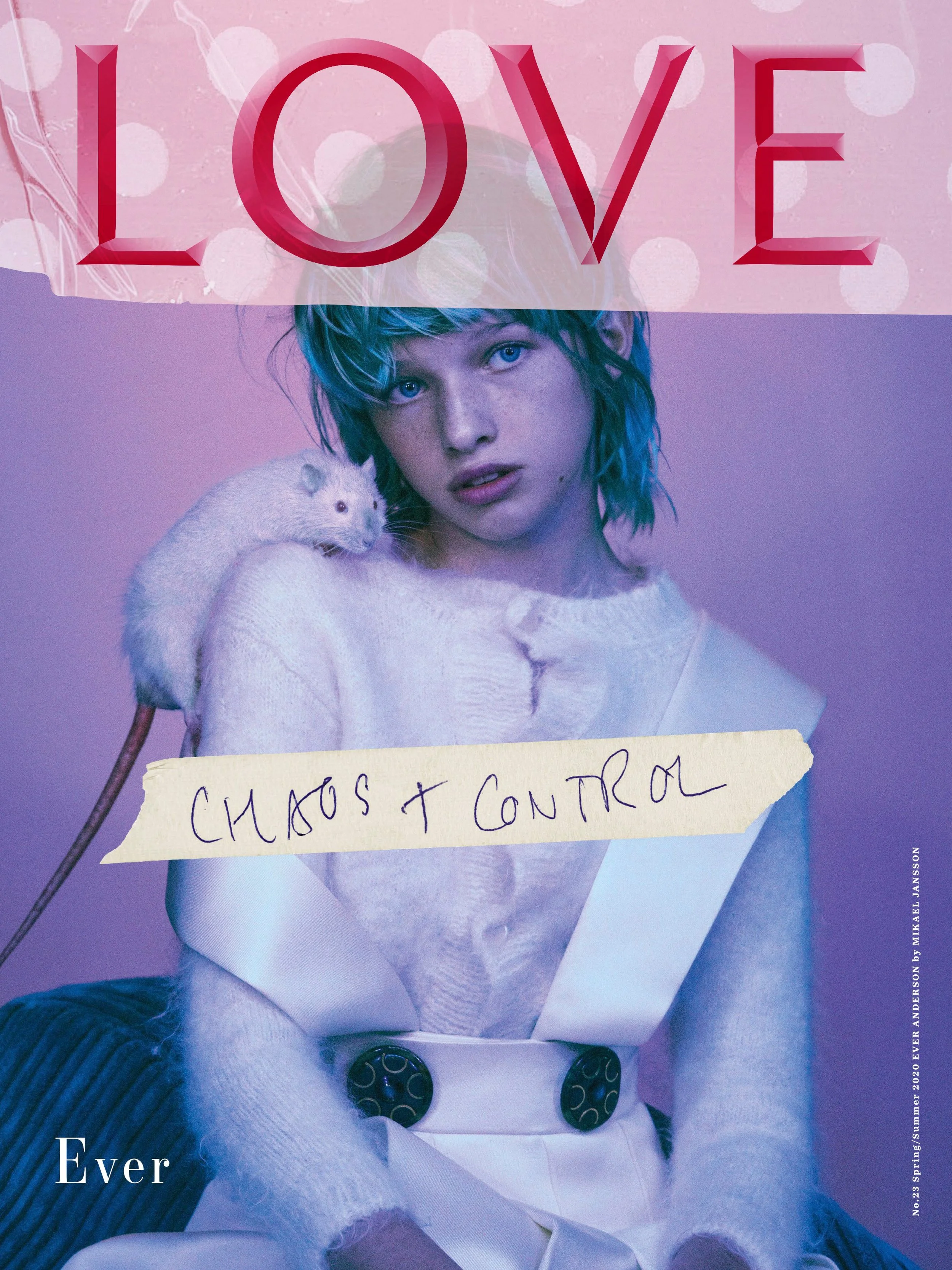 Ever Gabo Anderson by Mikael Jansson - LOVE magazine #23, S/S 2020