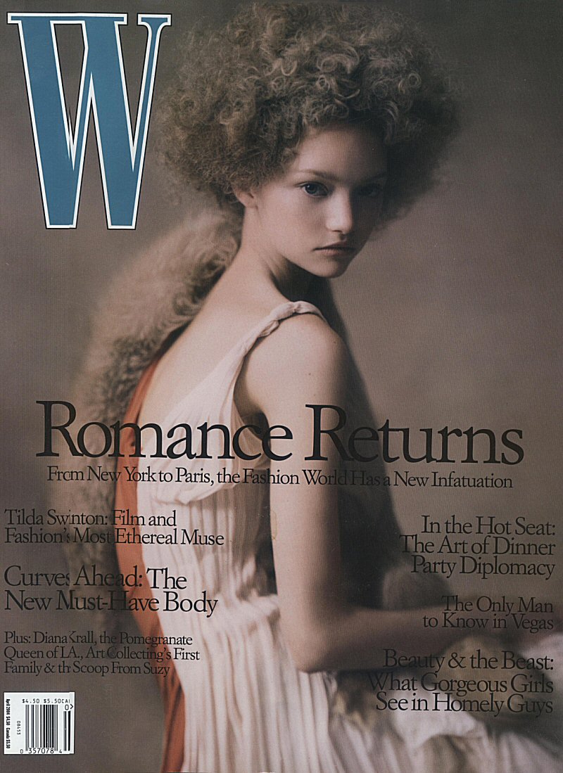 Gemma Ward, Guinevere van Seenus by Paolo Roversi - W Magazine, April 2004