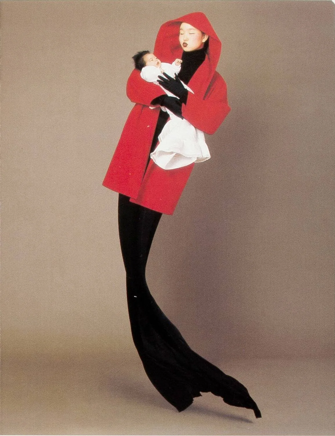 Karen Park-Goude &amp; Lorelei Min Goude by Jean-Paul Goude - Visionaire, August 1999