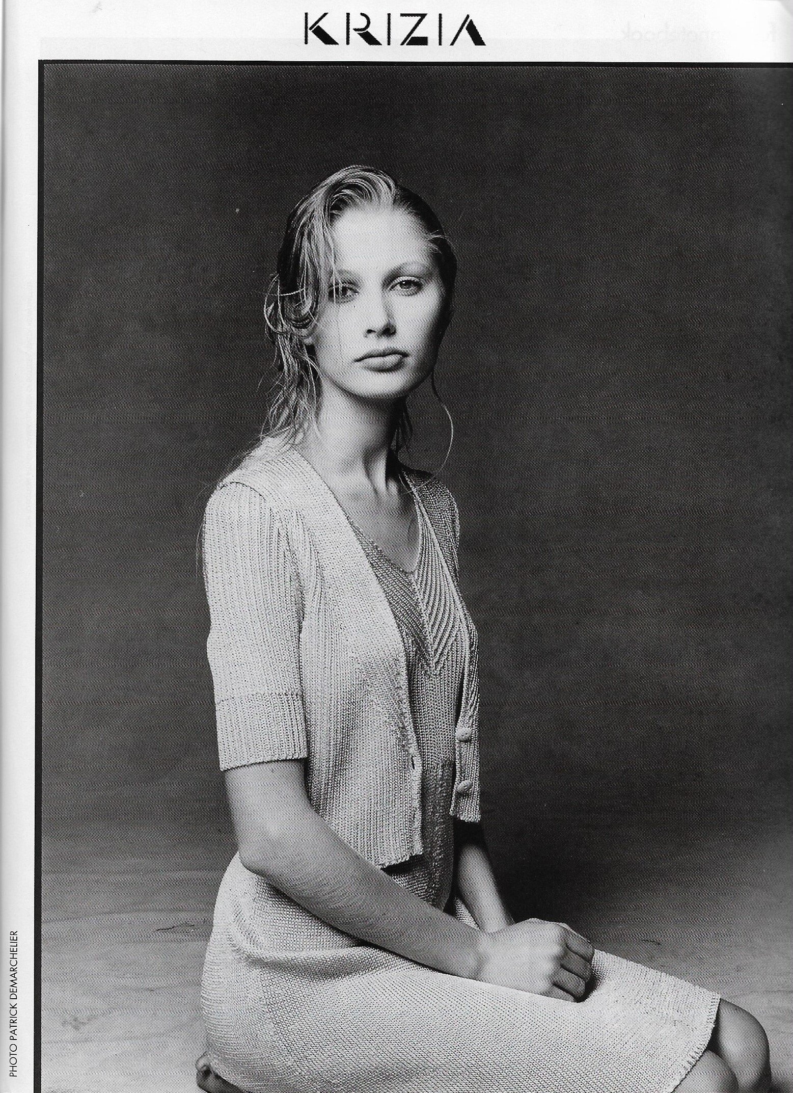 Kirsty Hume by Patrick Demarchelier - Krizia, S/S 1995