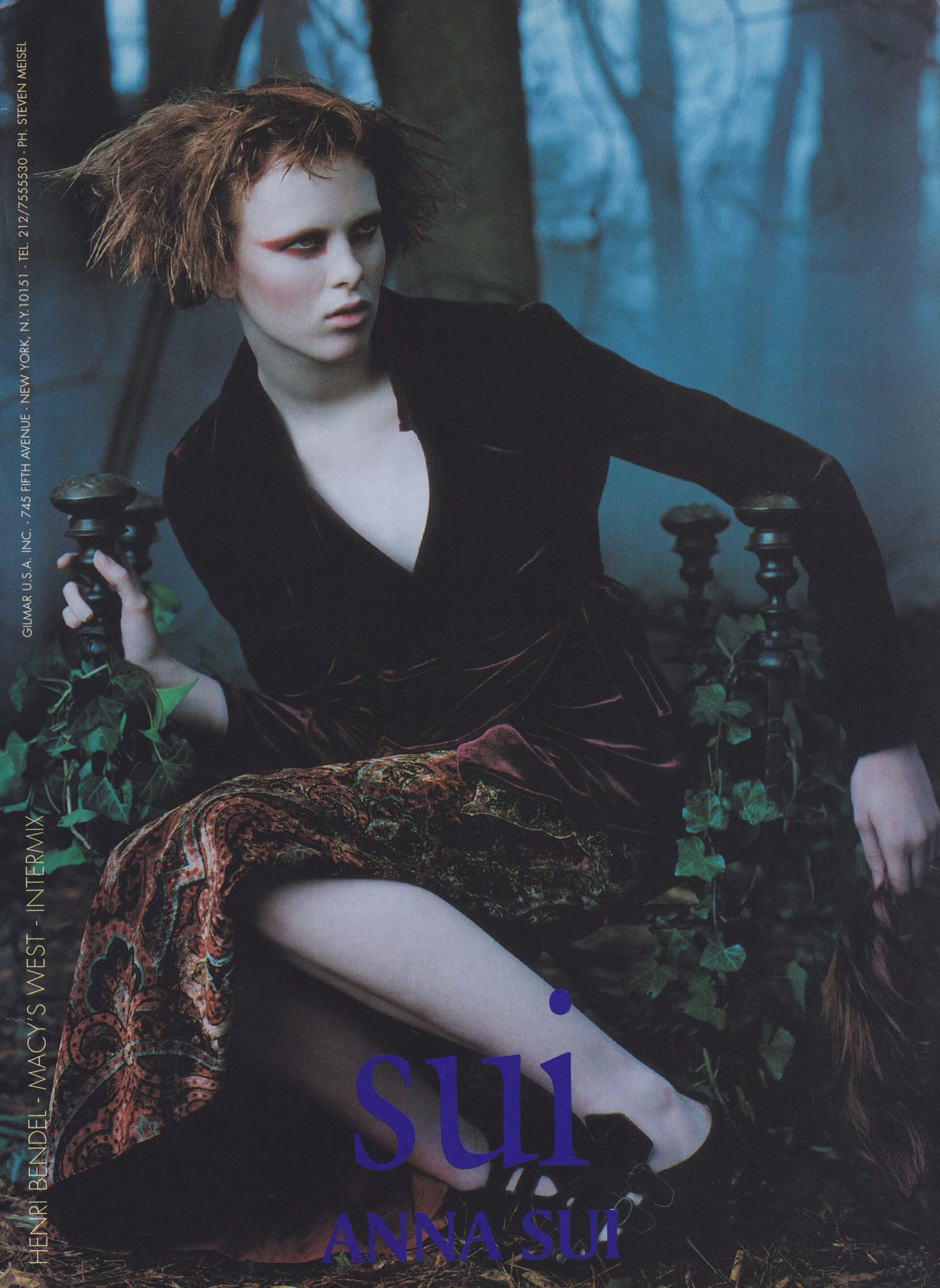 Karen Elson by Steven Meisel - Anna Sui, F/W 1997