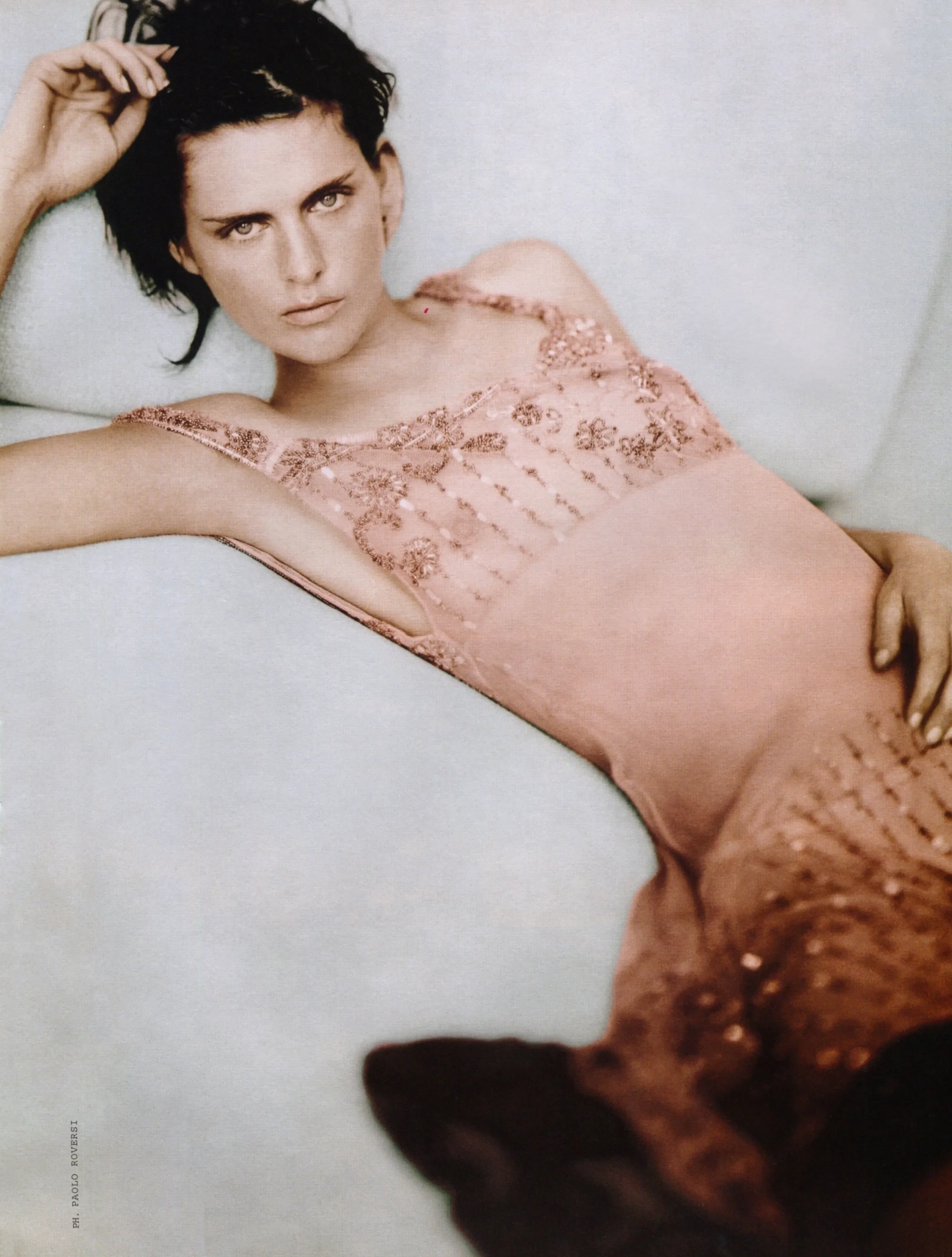Stella Tennant - Alberta Ferretti (S/S 2000) photographed by Paolo Roversi