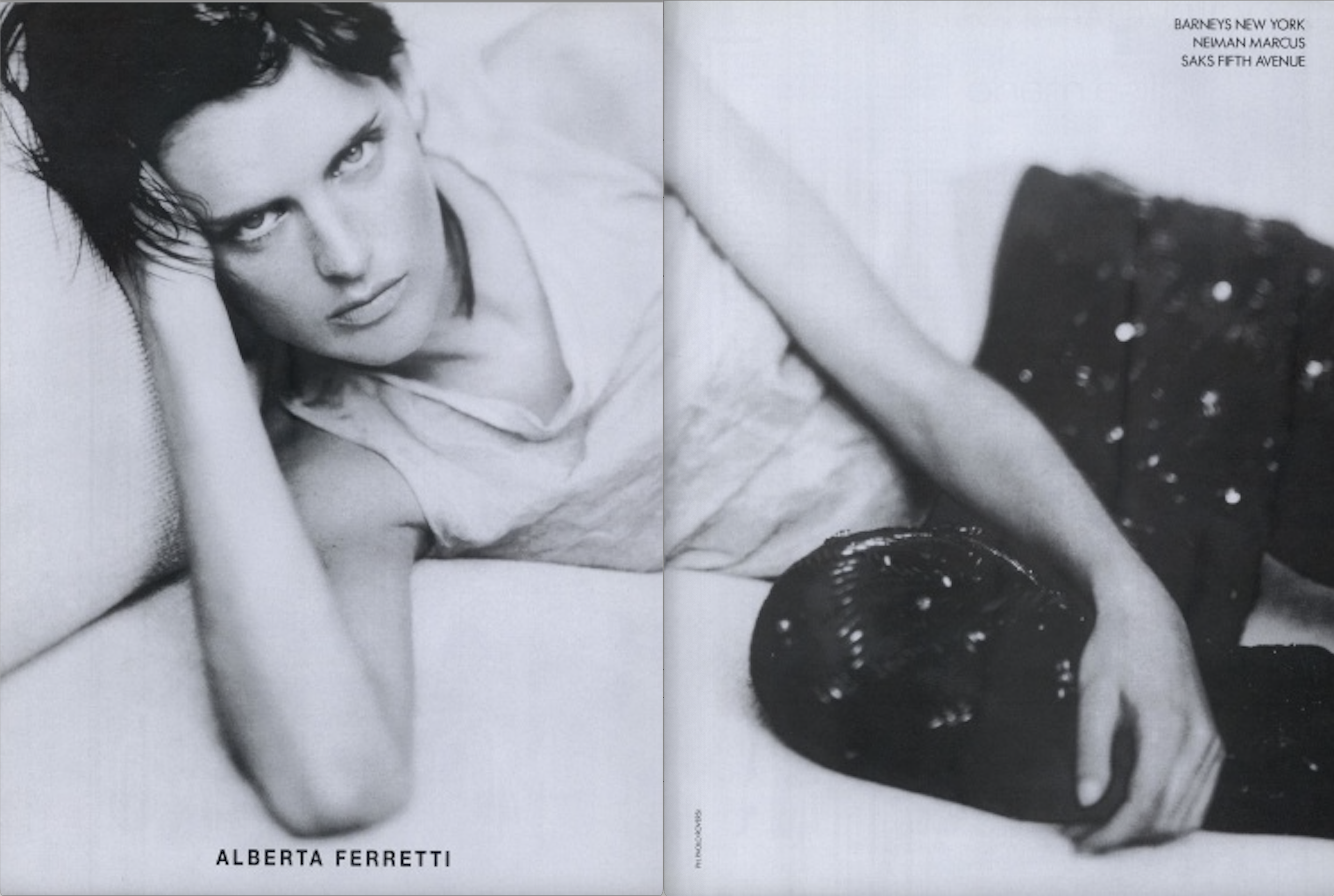 Stella Tennant - Alberta Ferretti (S/S 2000) photographed by Paolo Roversi