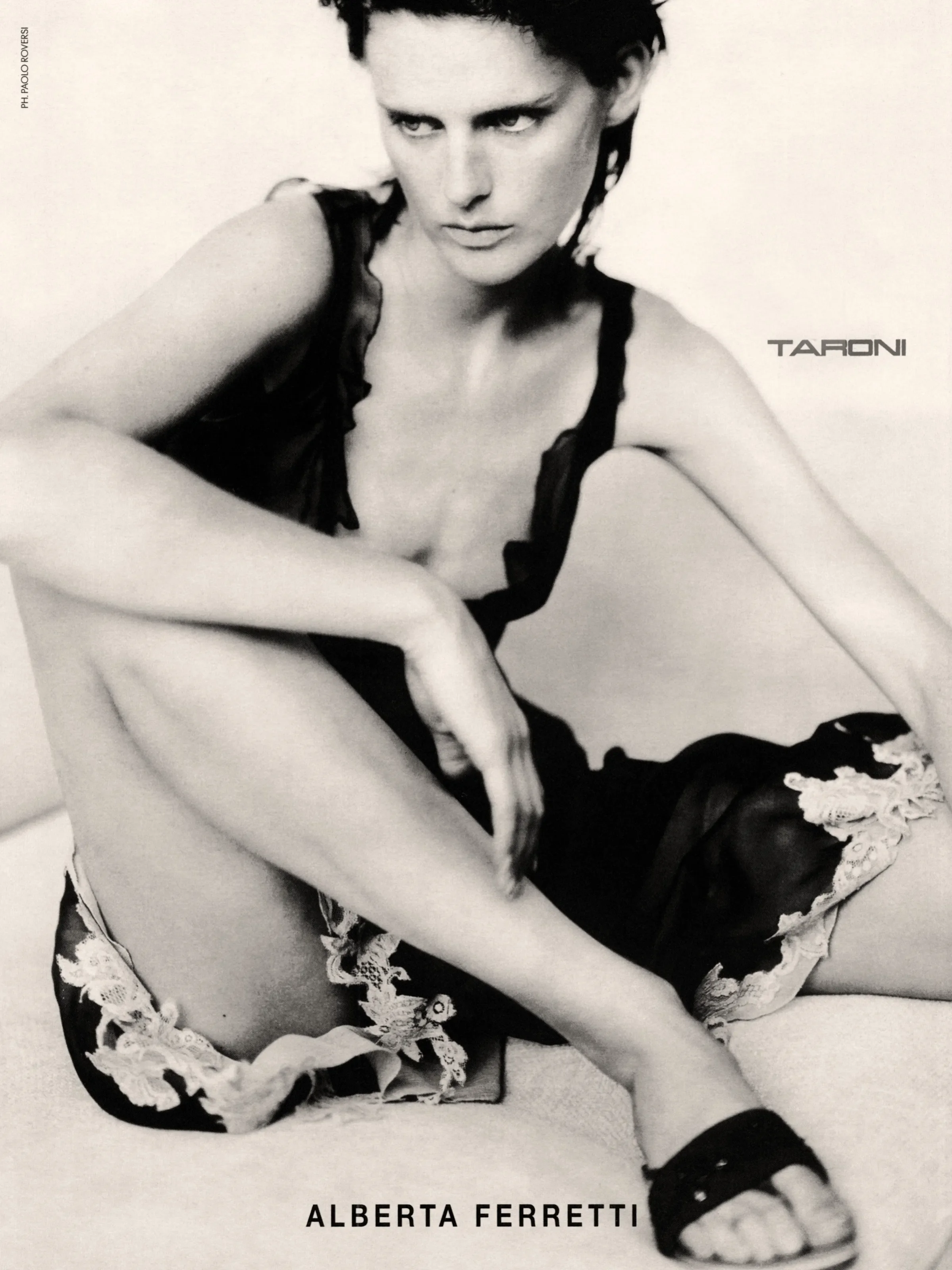 Stella Tennant - Alberta Ferretti (S/S 2000) photographed by Paolo Roversi
