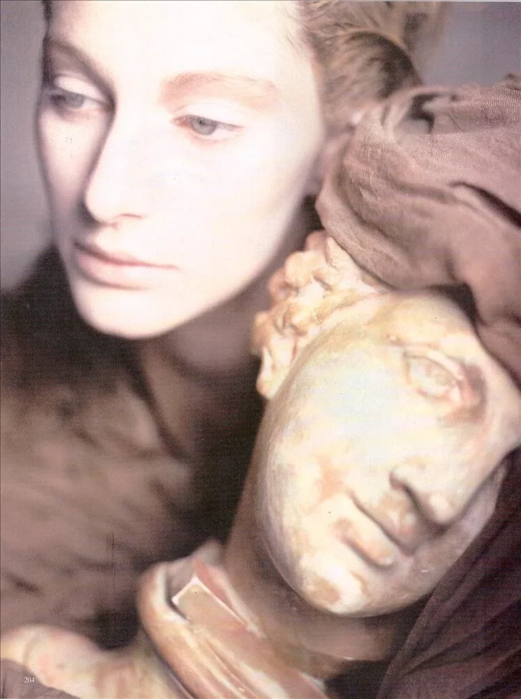 Alessandra Ferlini &amp; Nadia Aldridge by Javier Vallhonrat - Vogue (Italia), January 1987
