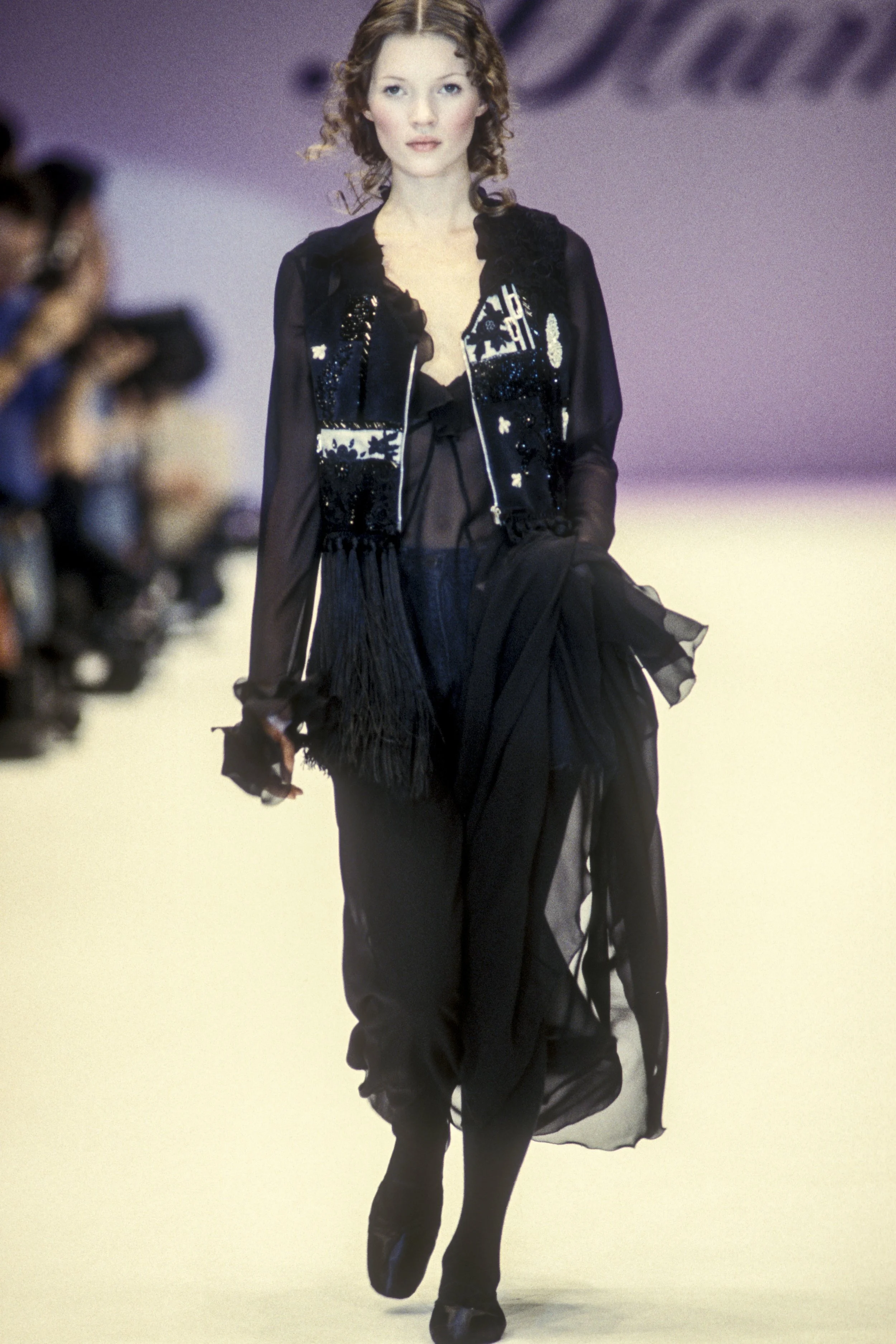 Kate Moss runway Anna Molinari Blumarine FW1993