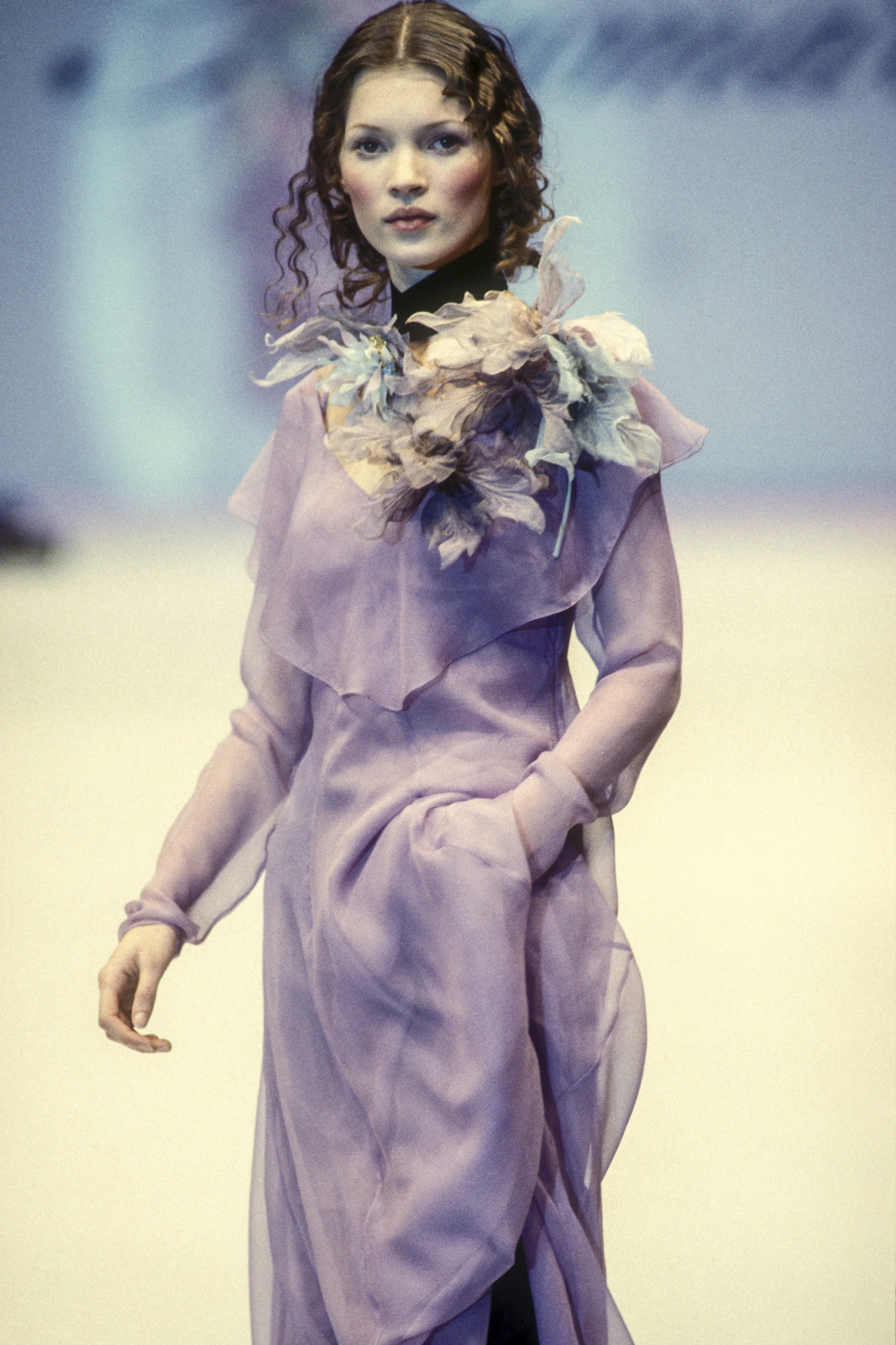 Kate Moss runway Anna Molinari FW 1993