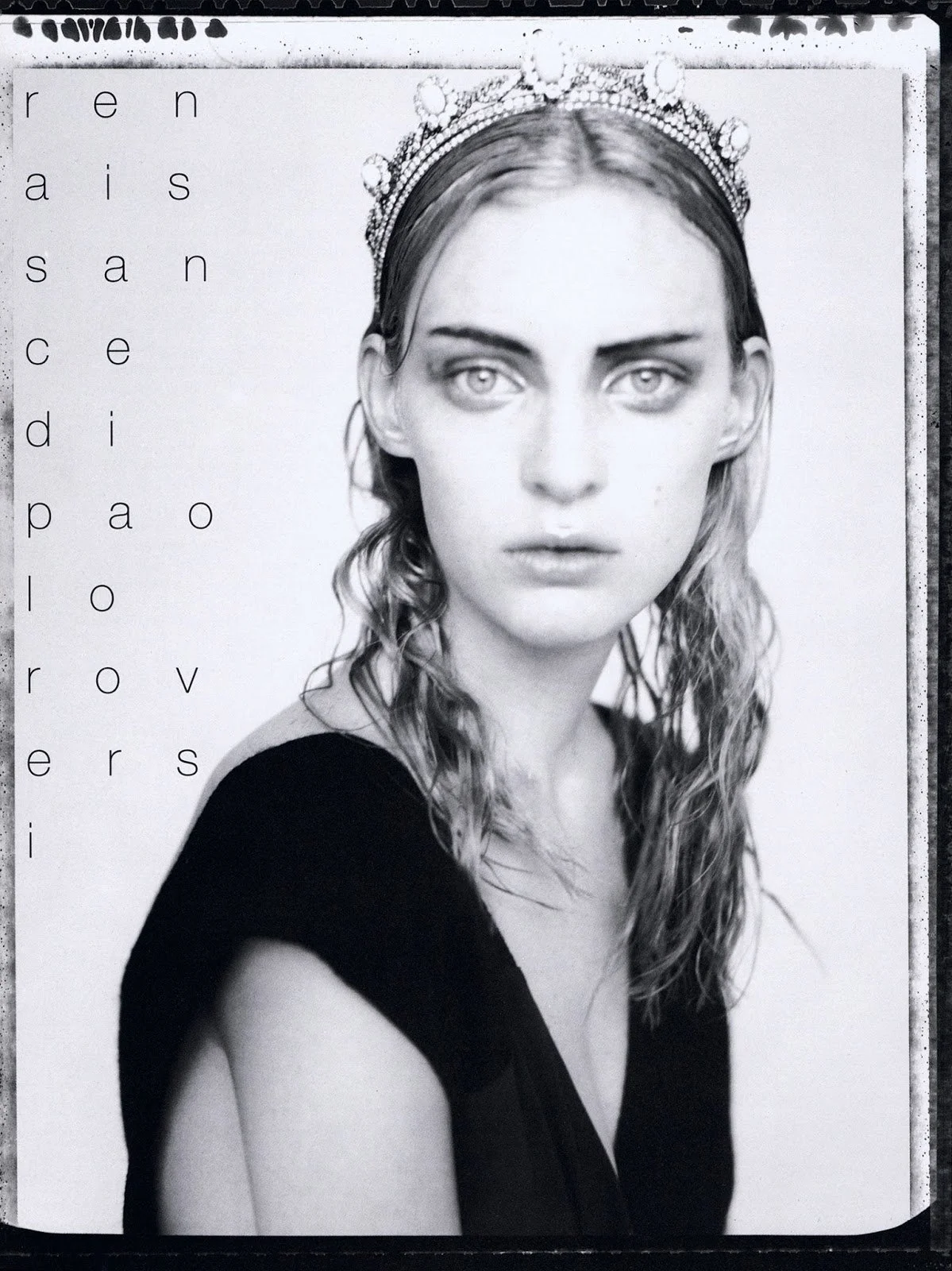Amy Wesson by Paolo Roversi for VOGUE Italia December 1996 - tiara by Fred Leighton