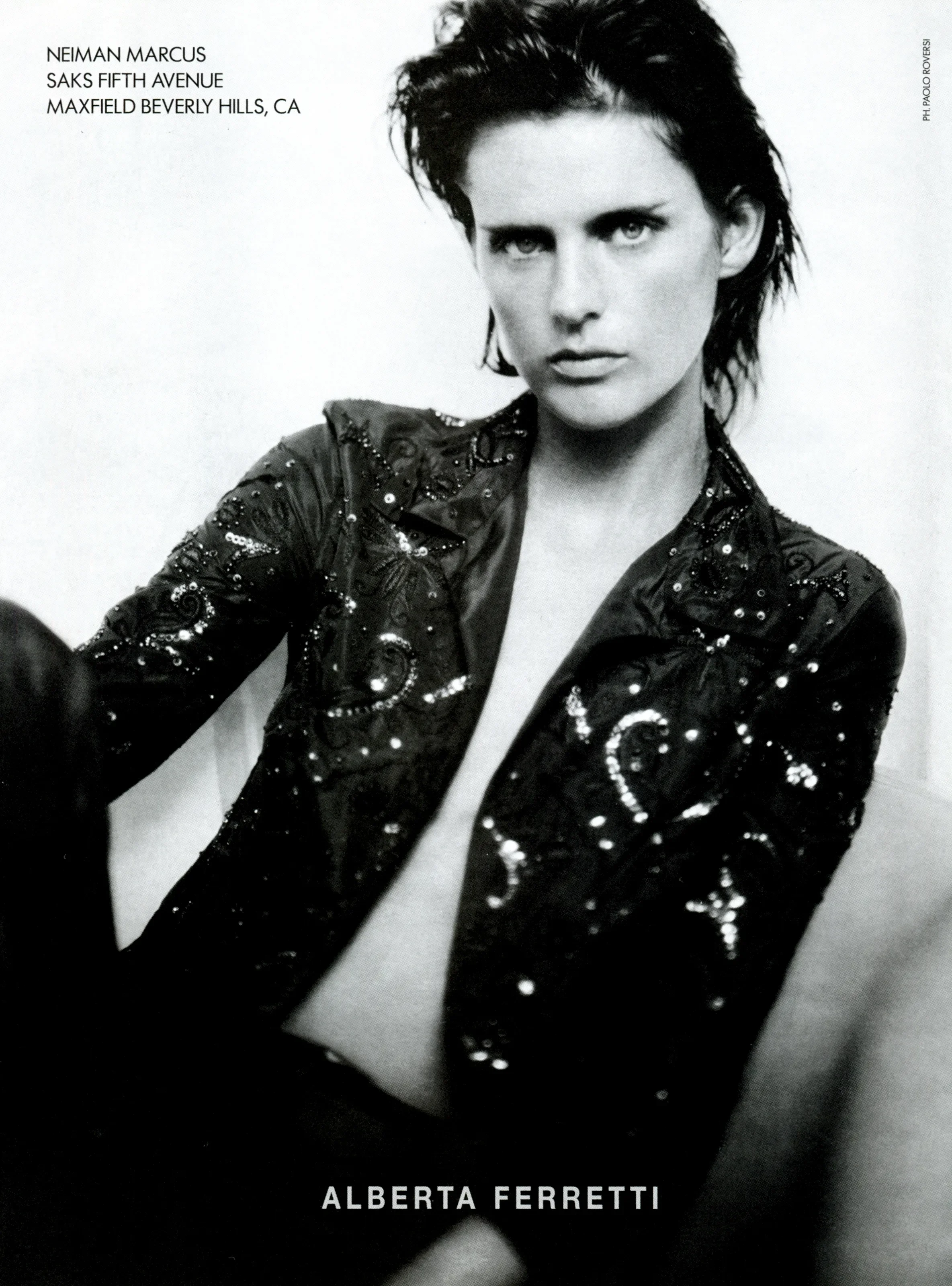 Stella Tennant - Alberta Ferretti (S/S 2000) photographed by Paolo Roversi
