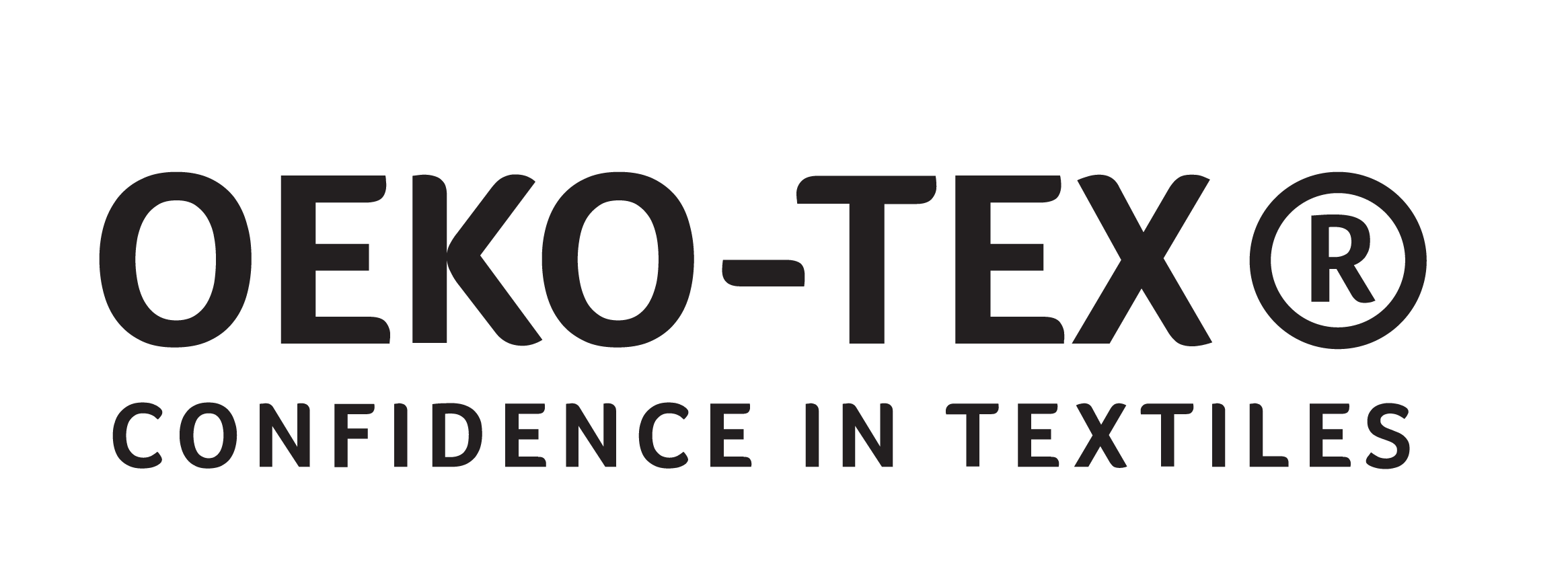 Oeko-Tex logo with the tagline Confidence in Textiles.