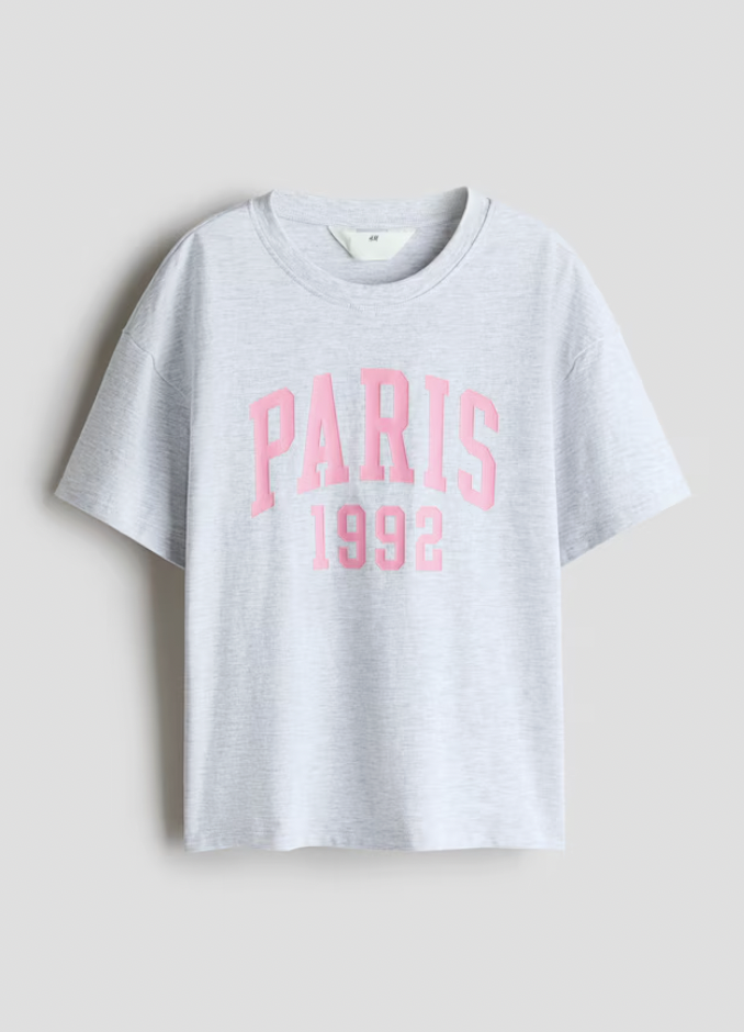  H&M  
Printed Cotton T-Shirt 
9,99 €