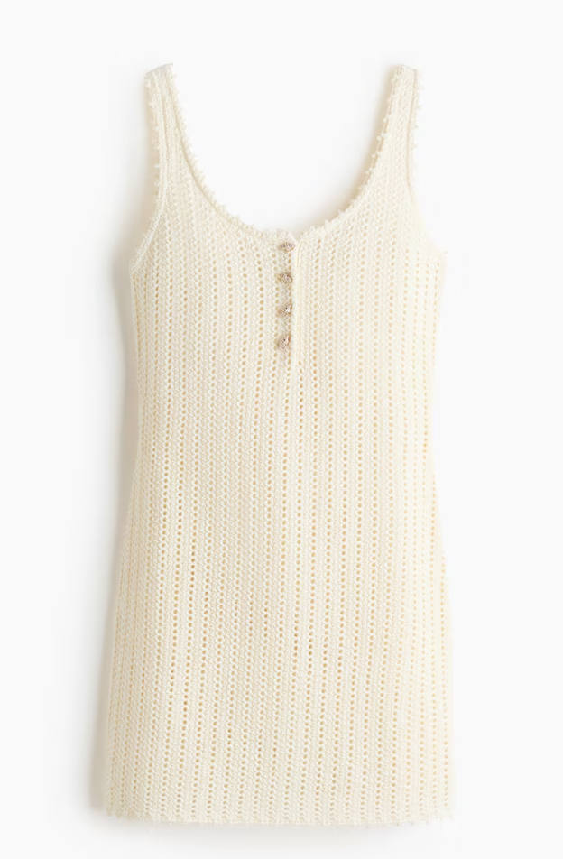  H&M  
Crochet Mini Dress 
34,99 €