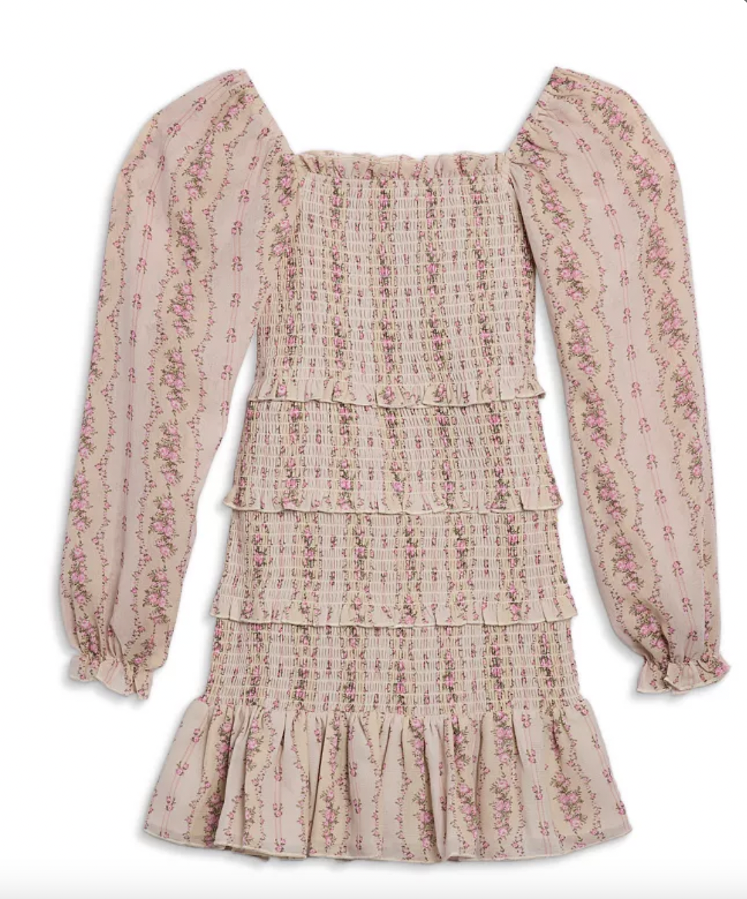  BLOOMINGDALES  
KatieJnyc Sheer Sleeved Dress 
$ 100 (US ONLY)