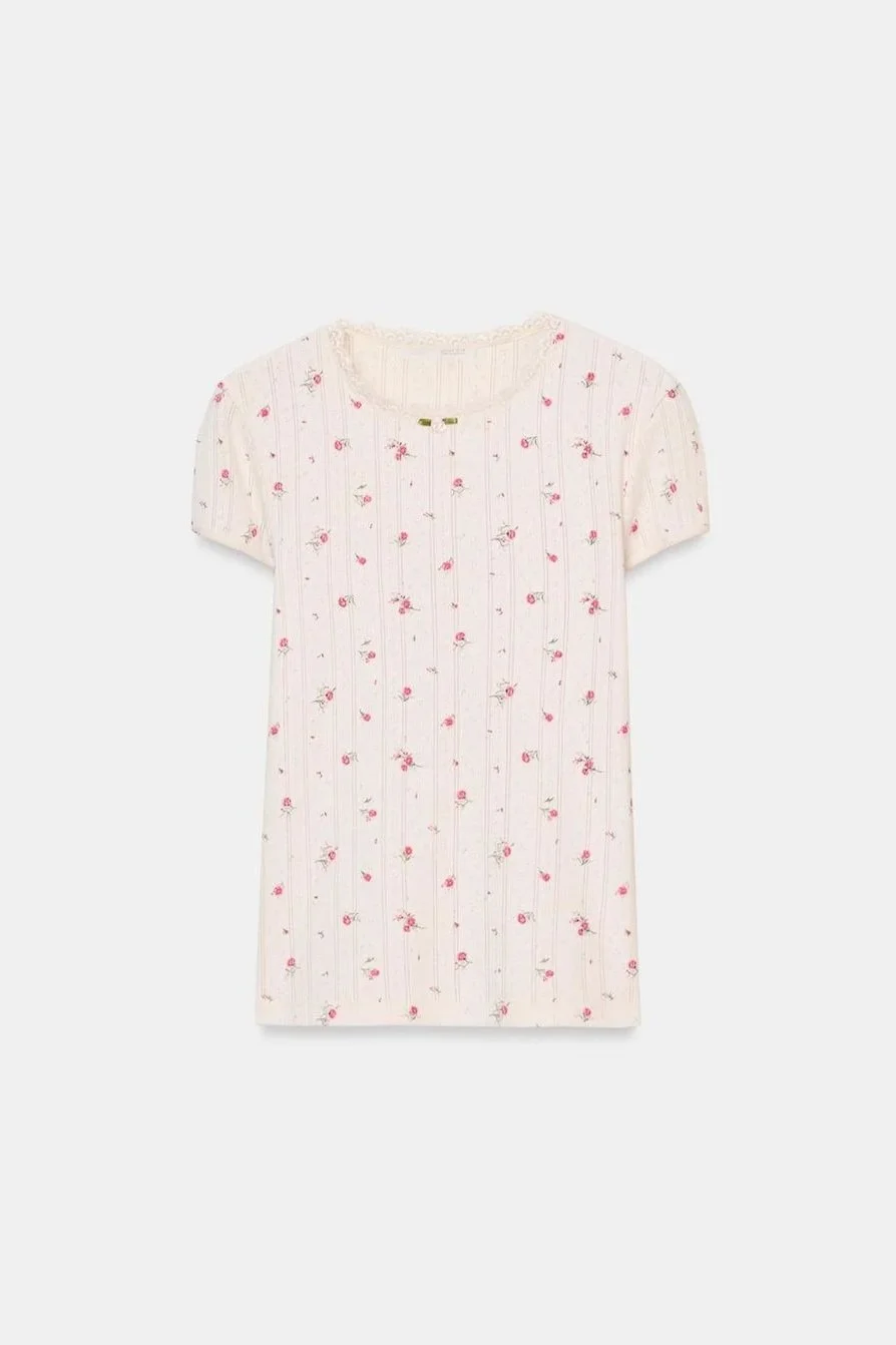  ZARA  
Pointelle Floral Shirt 
15,95 €