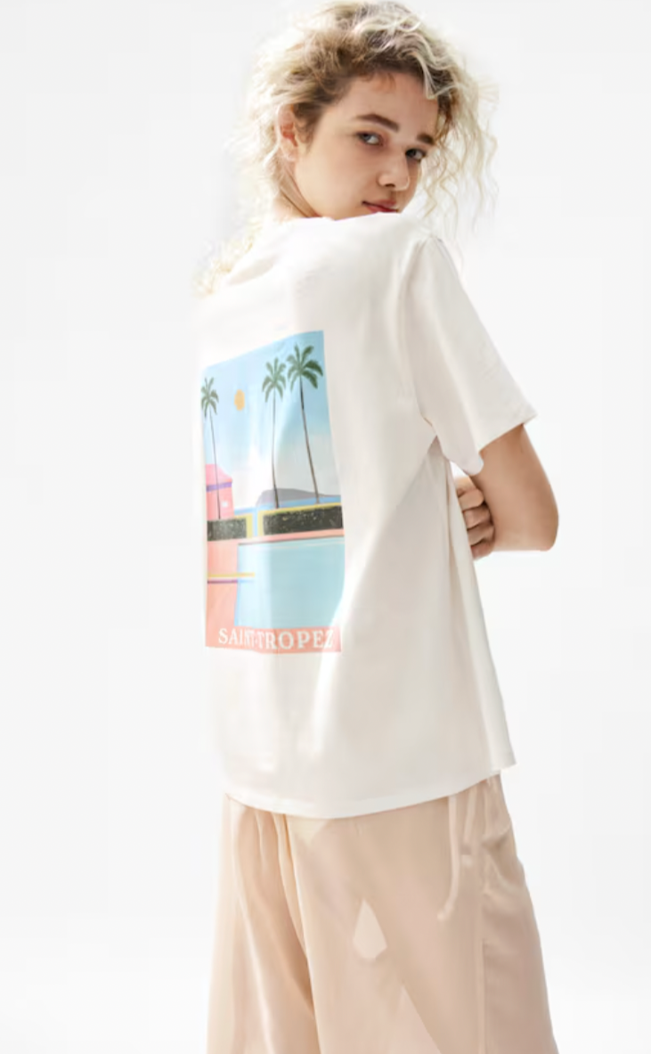  H&M  
Cotton T-Shirt With Print 
9,99 €