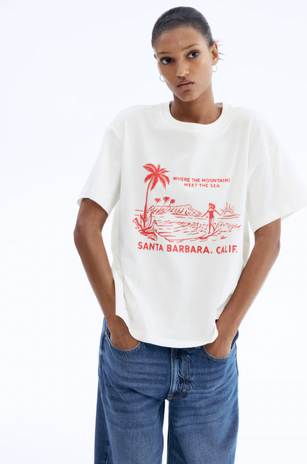  H&M  
Oversized T-Shirt 
$24.99 