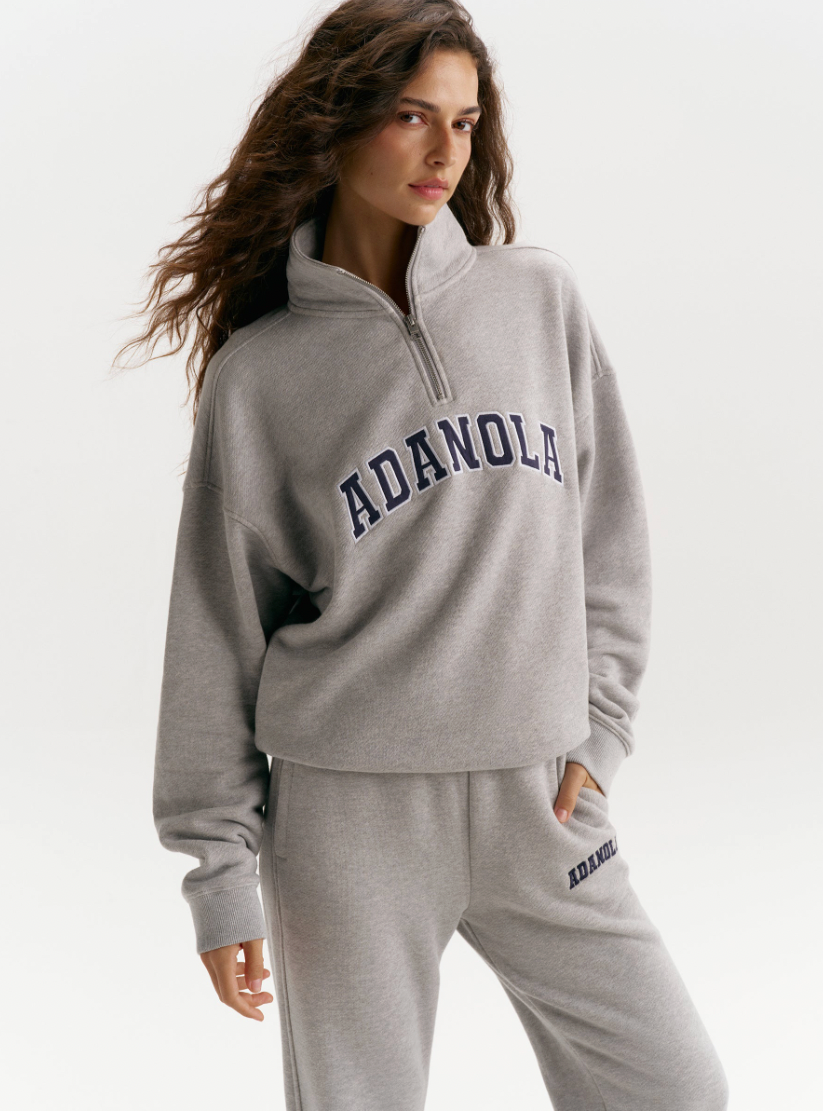  ADANOLA  
Relaxed Quarter Zip Sweatshirt 
$100