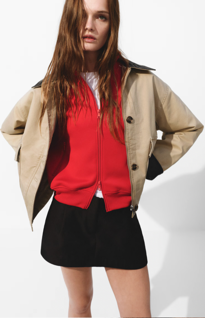  H&M  
Padded Canvas Jacket 
$74.99