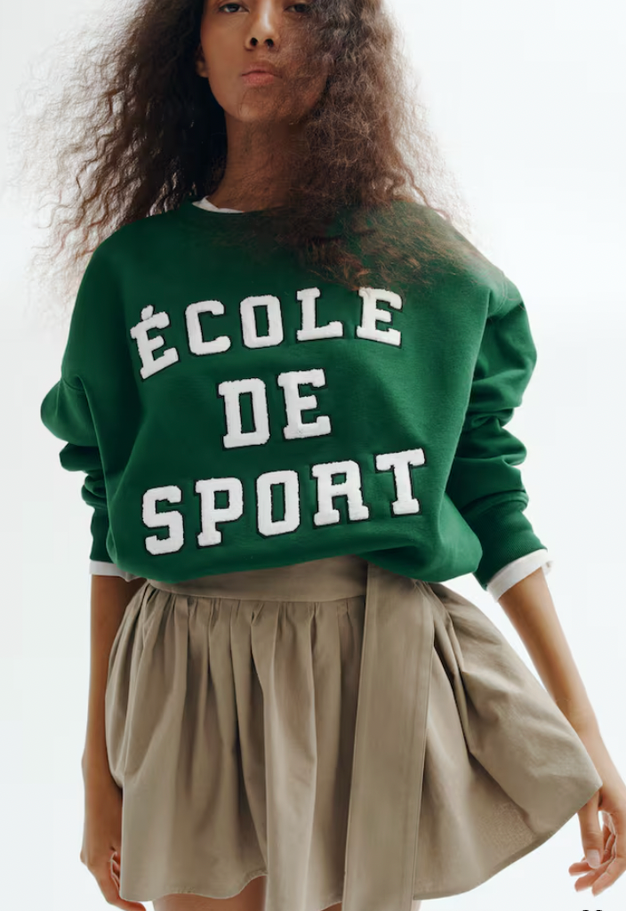  H&M  
Sweatshirt With Text Motif 
$24.99 