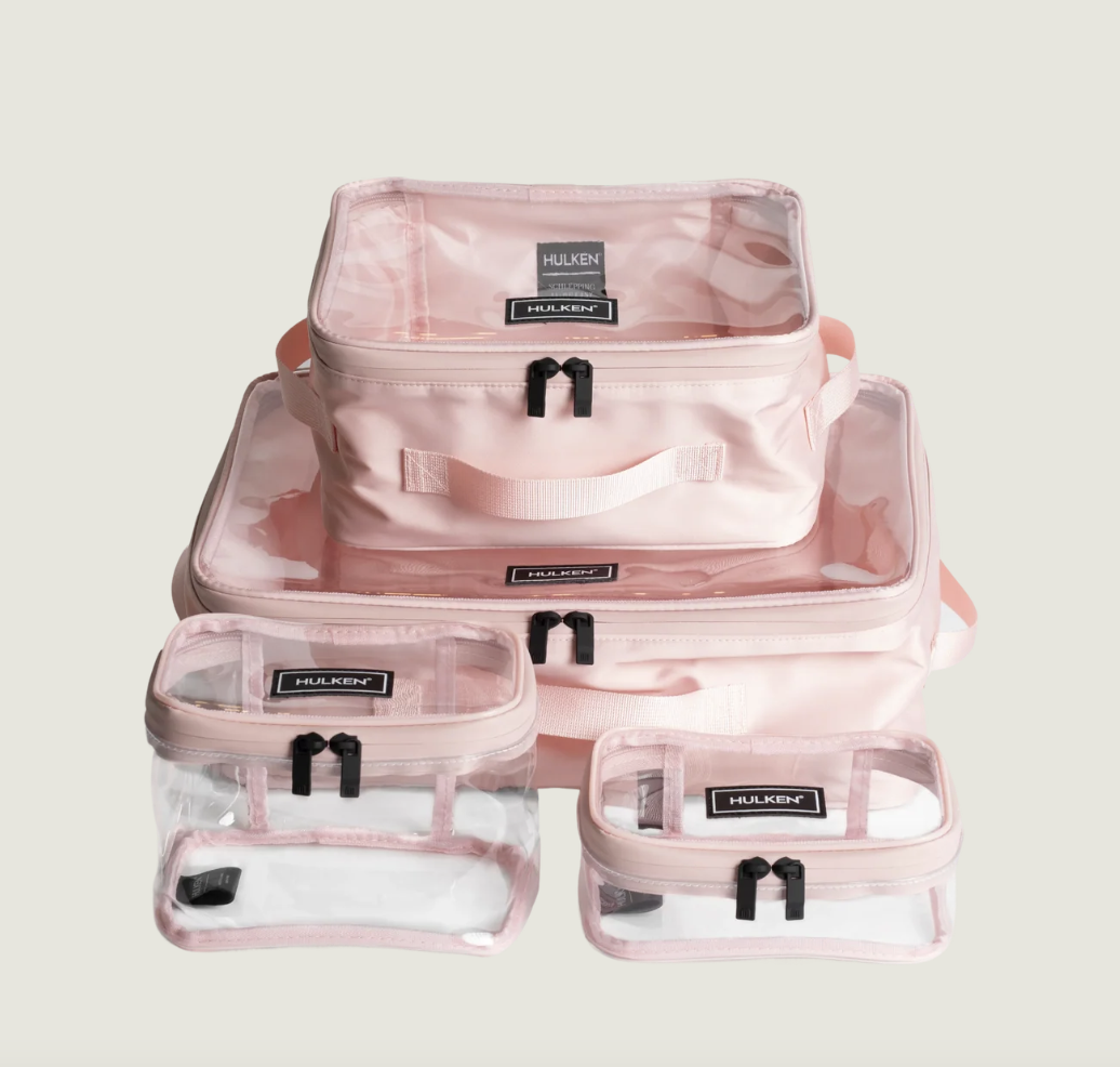 HULKEN  
Baby Pink Schlep Stacks 
Starting at $39