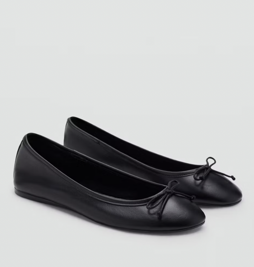  MANGO  
Leather Ballerina 
49,99 €