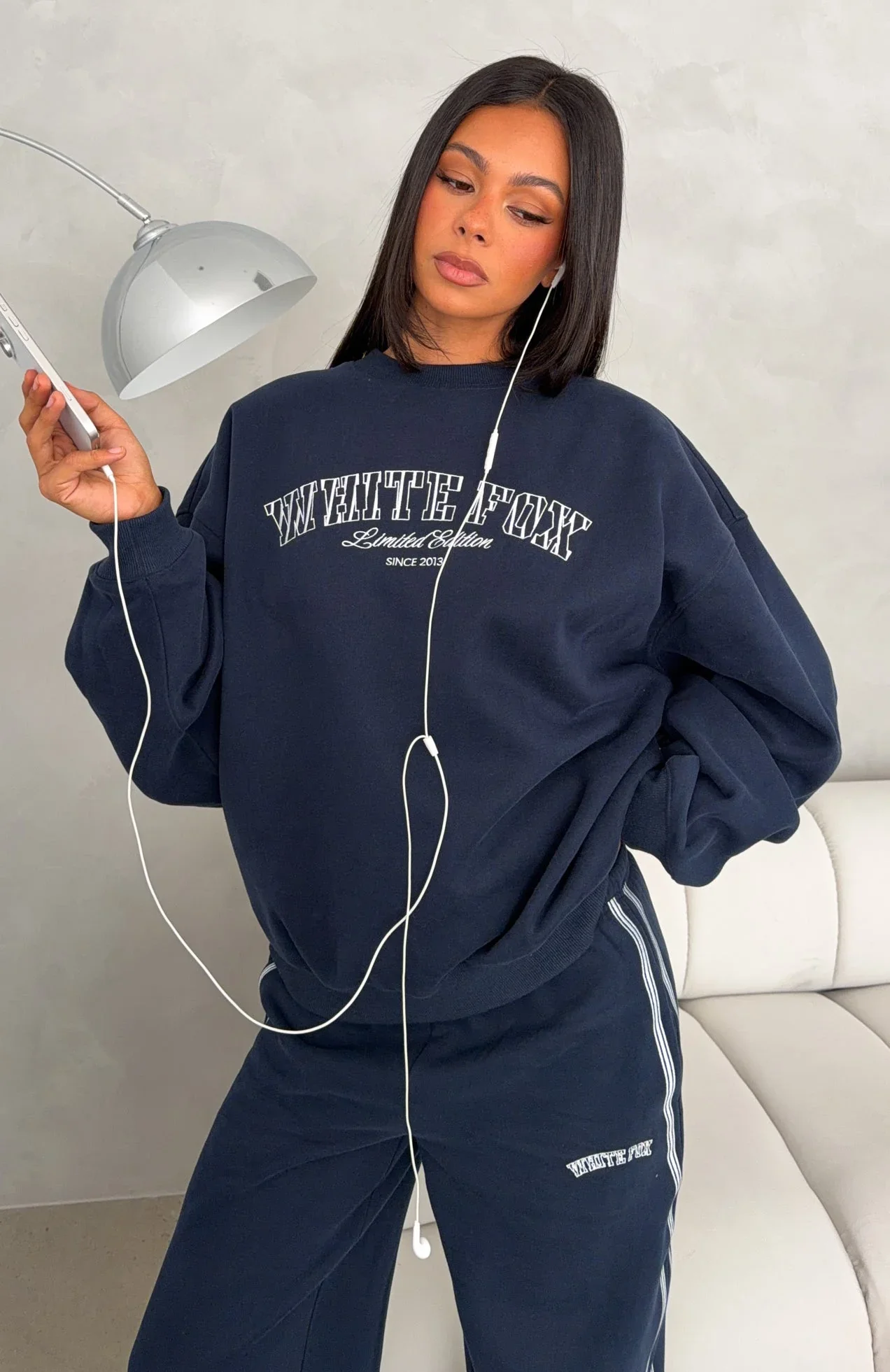  WHITE FOX  
Keep Me Posted Oversized Sweatshirt 
$59.99 
